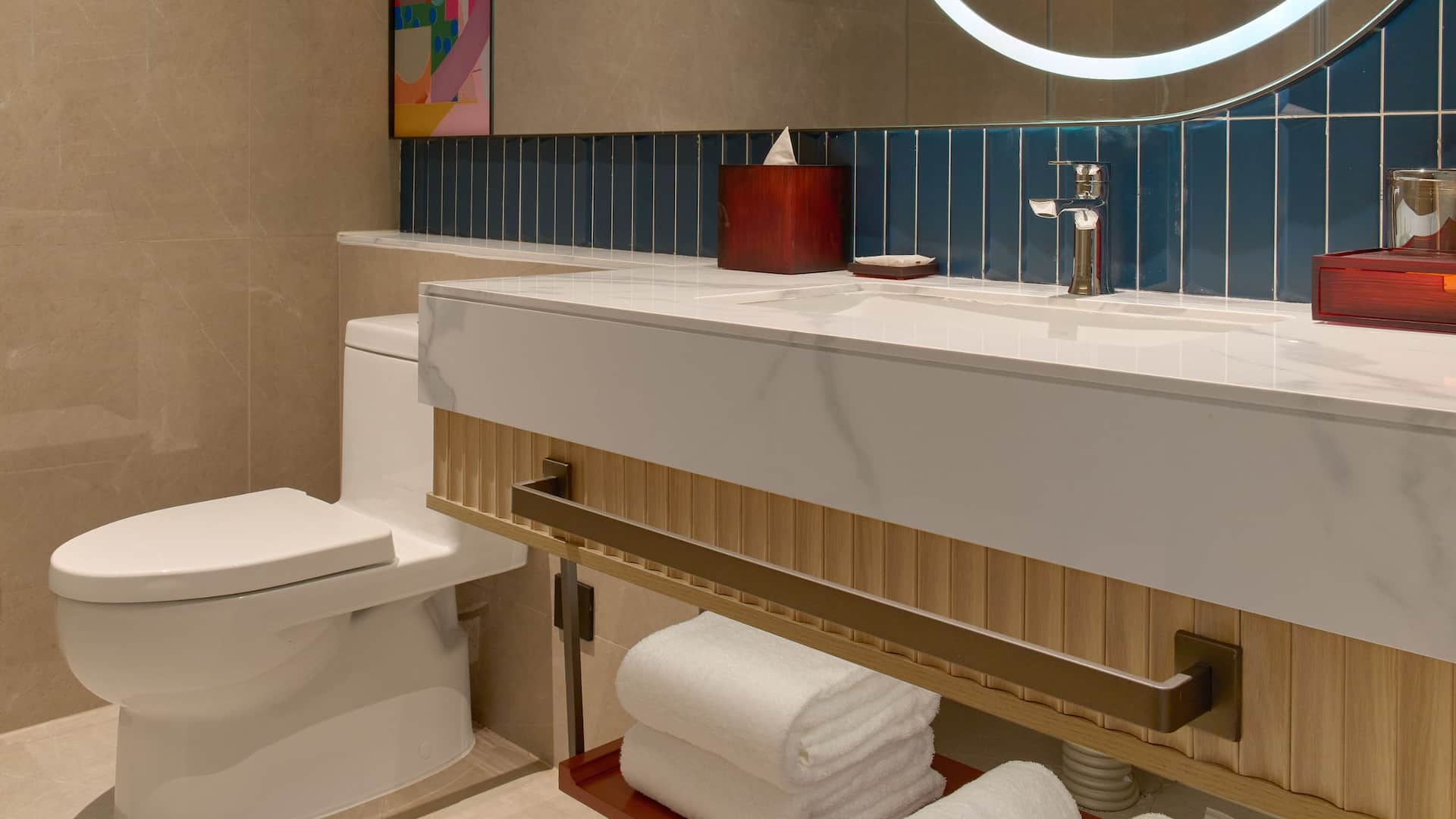 第 2，共 2 Hyatt Place Kunshan Gaoxin Deluxe King Bed Bathroom