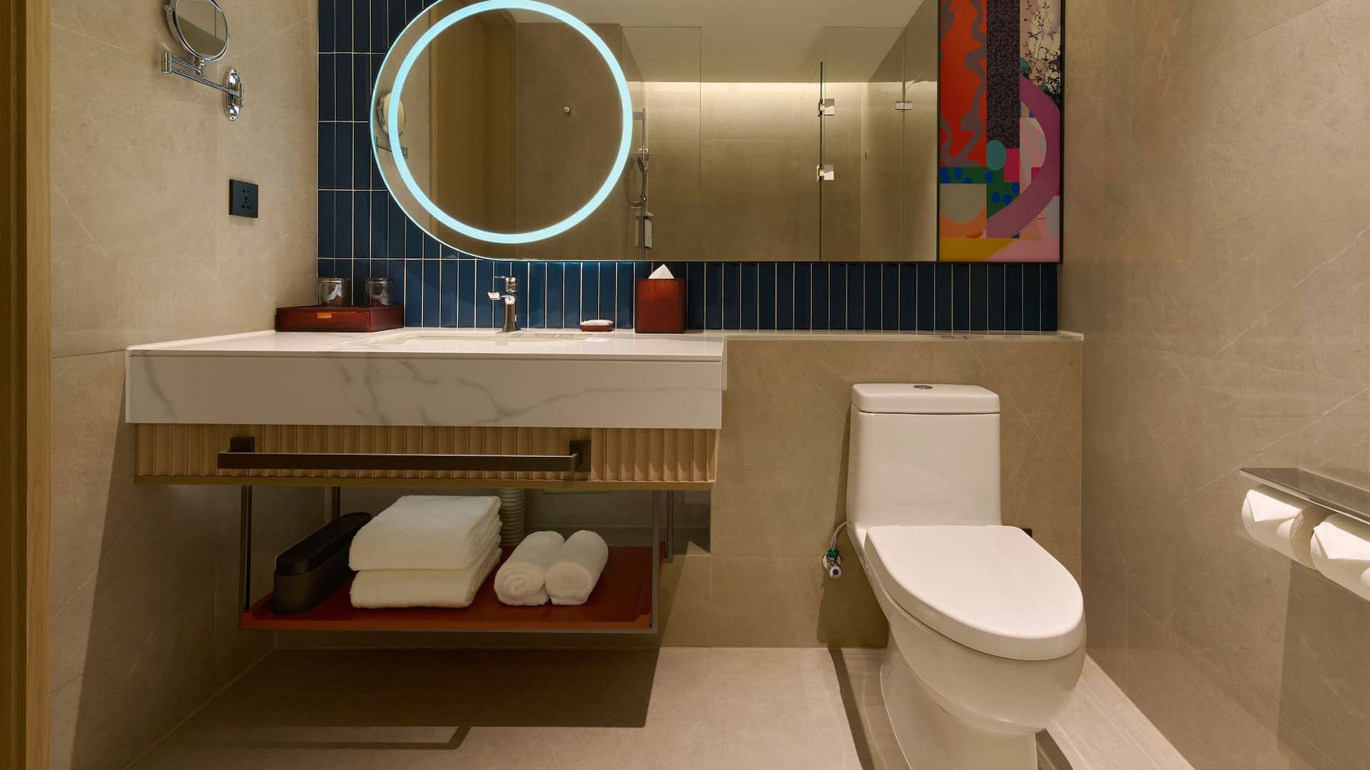 第 3，共 3 Hyatt Place Kunshan Gaoxin Deluxe Twin Bed Bathroom