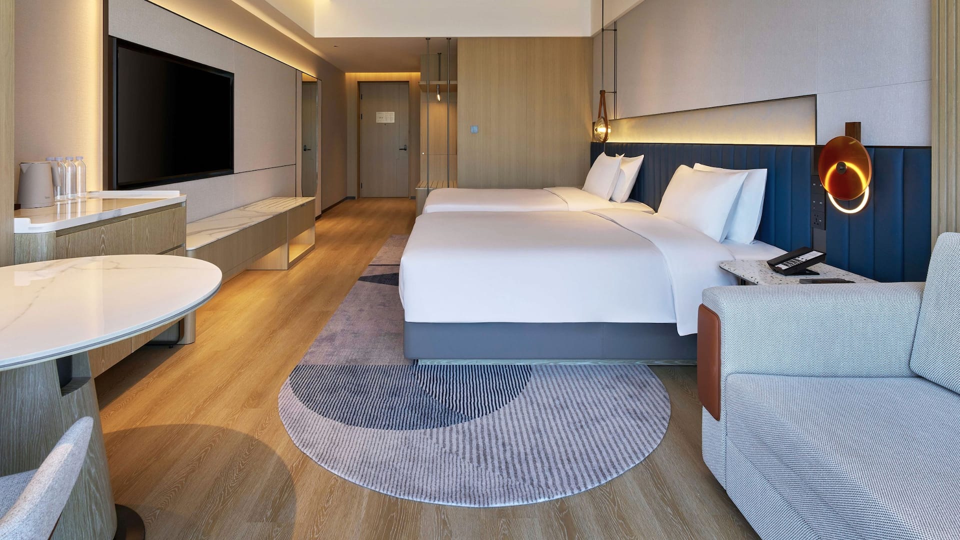 Hyatt Place Kunshan Gaoxin Deluxe Twin Bed With Sofa Bed