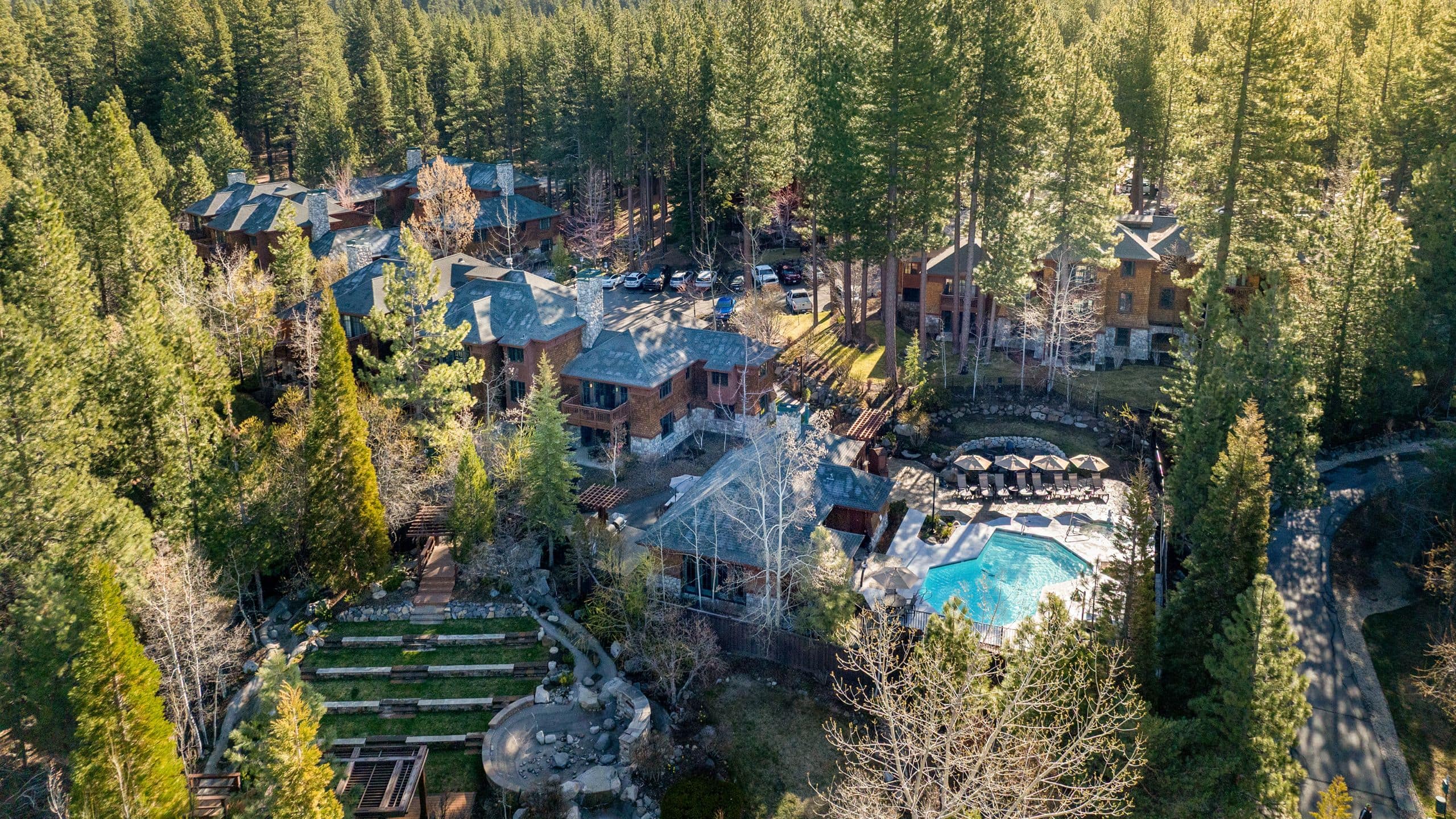 Hyatt Vacation Club at High Sierra Lodge Aerial View Daytime