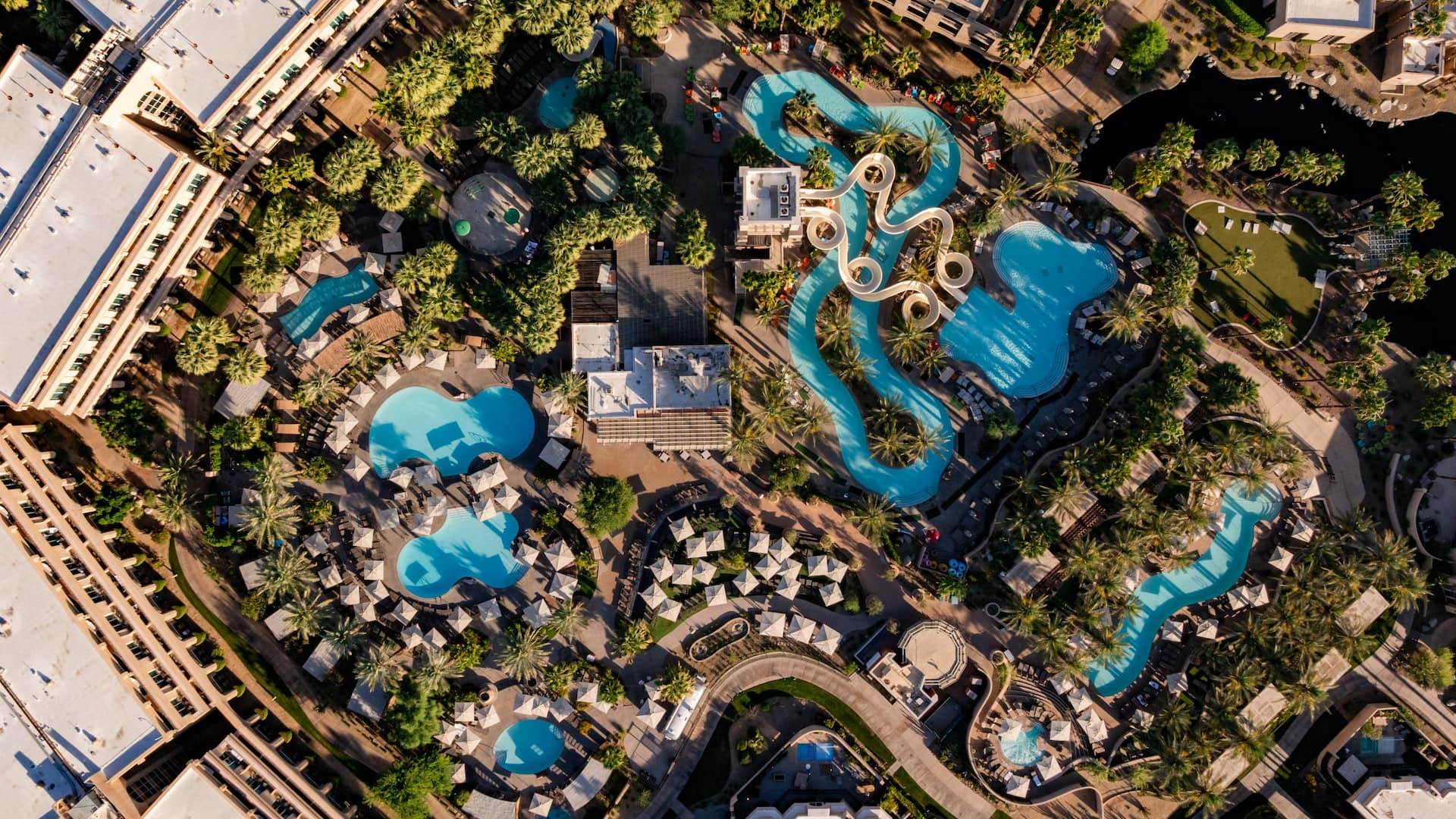 Grand Hyatt Indian Wells Resort & Villas Aerial View Top Down