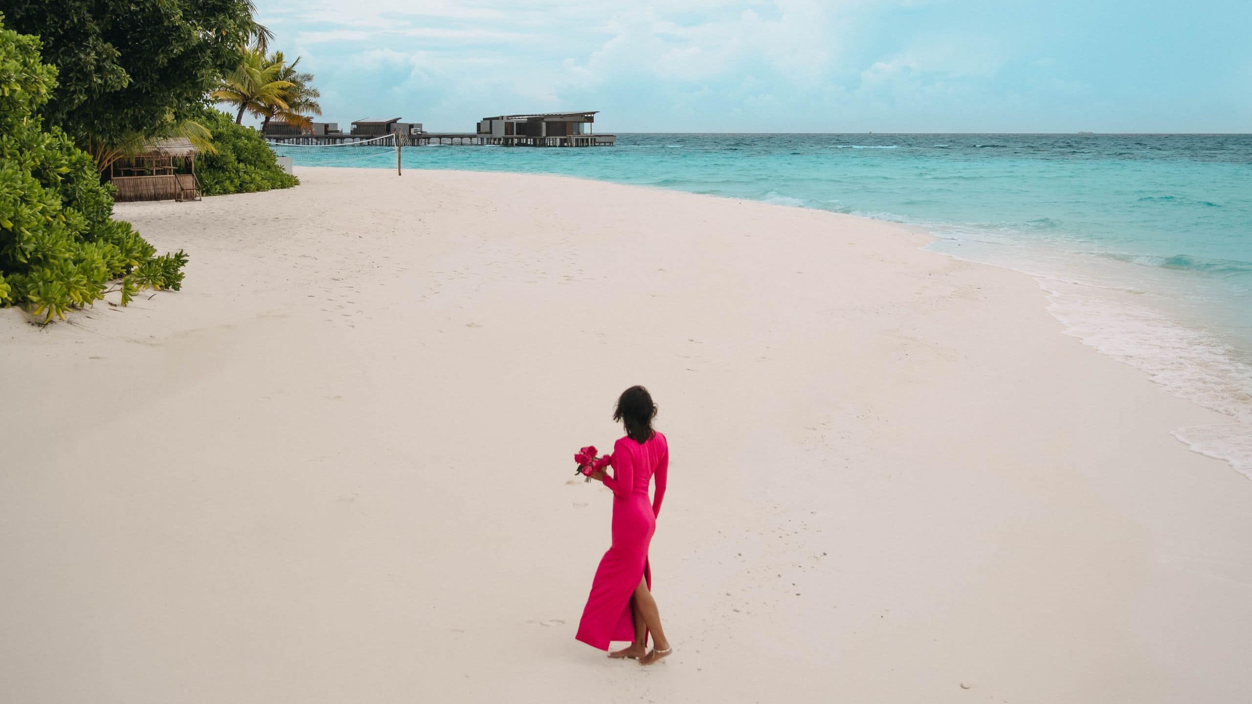 Park Hyatt Maldives Hadahaa Bride On The Beach Ocean View