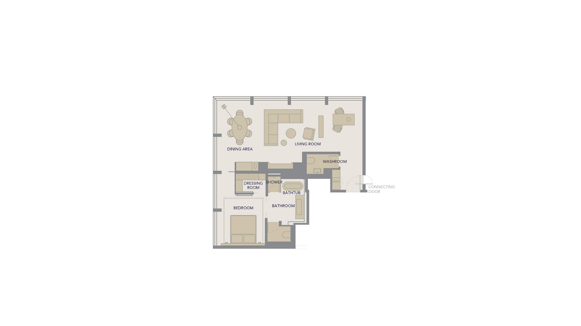第 5，共 6 Hyatt Regency Zurich Airport The Circle Ambassador Suite Floor Plan