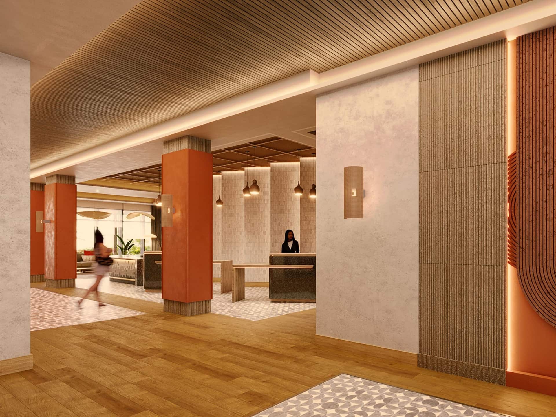 Hyatt Place Merida / Via Montejo Entrance And Reception