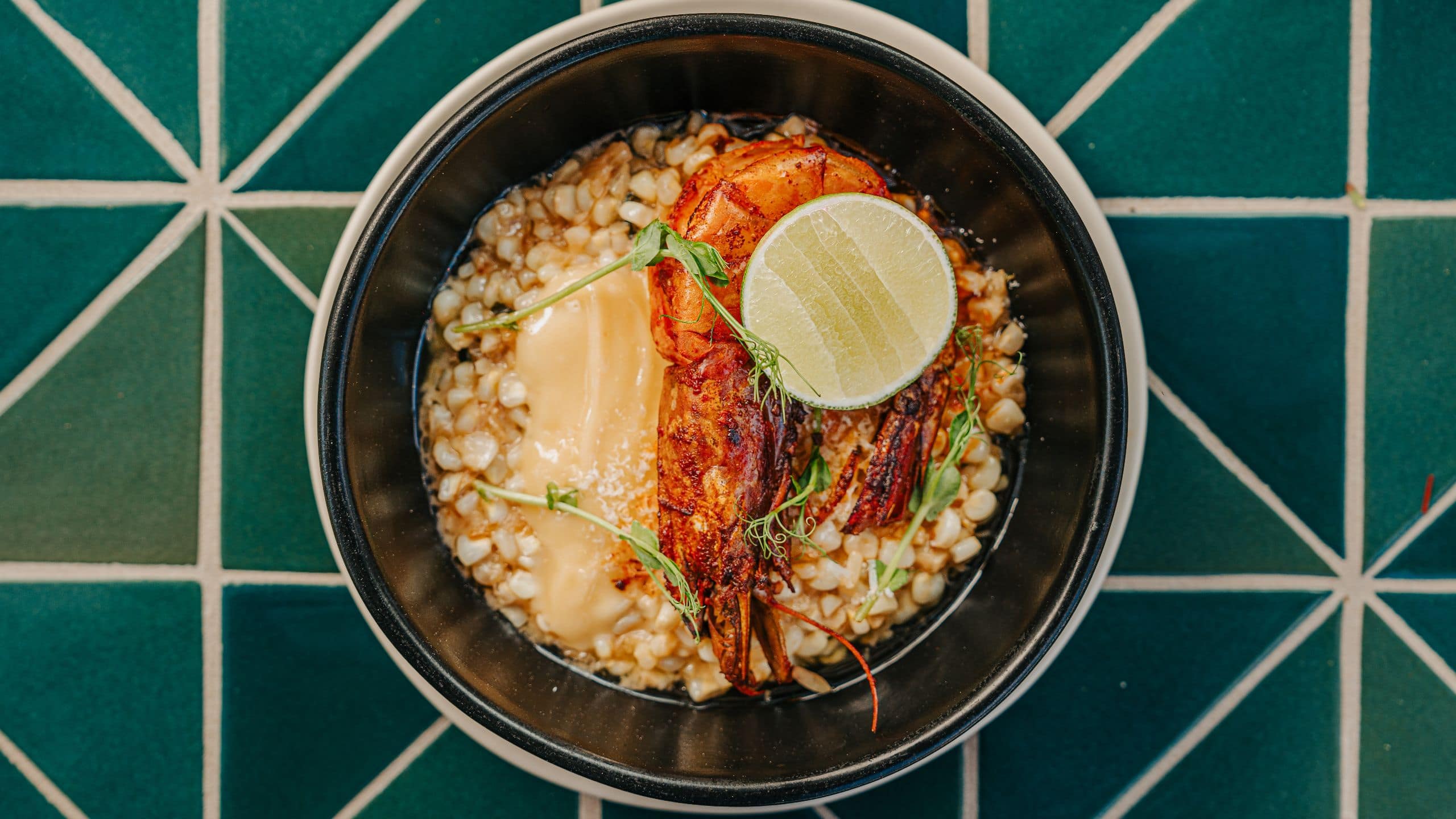 Hotel San Cristóbal, Bunkhouse Hotels Shrimp Entree