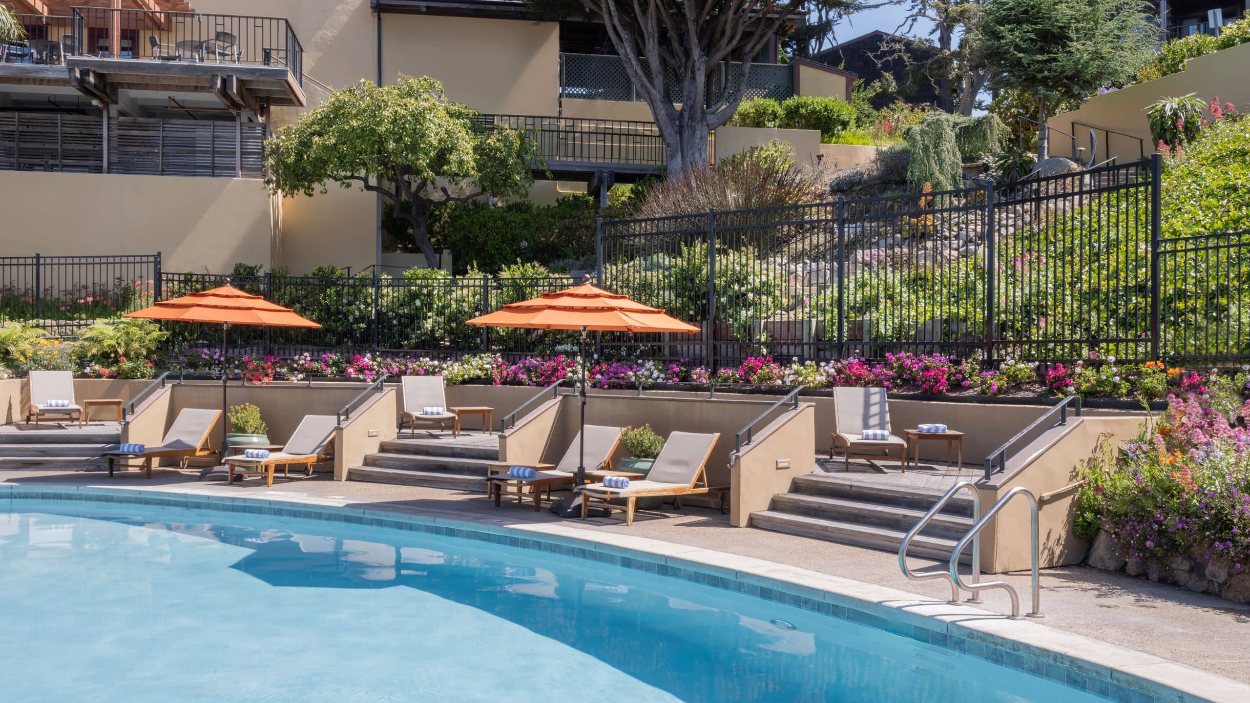 Hyatt Vacation Club at Highlands Inn Pool Lounge Chairs