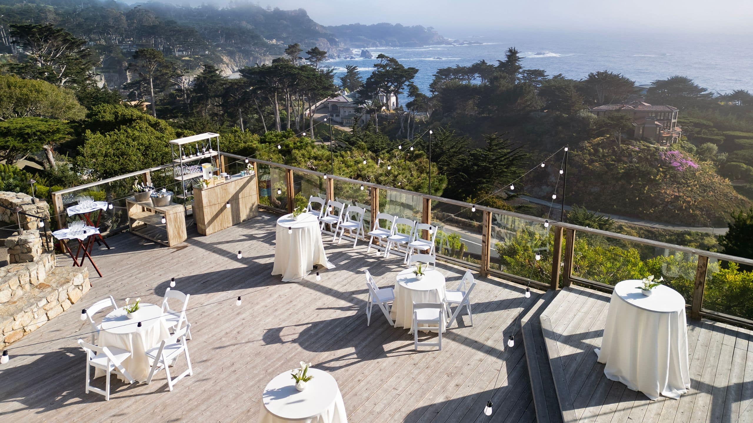 Hyatt Vacation Club at Highlands Inn Wedding Deck