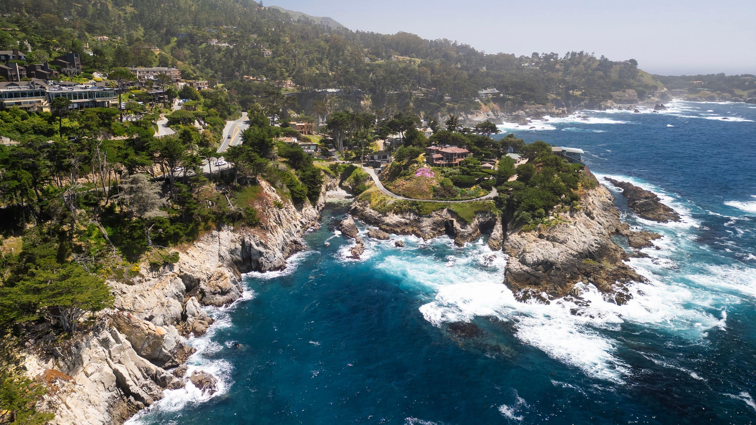 Hyatt Carmel Highlands Coastal Shot With Ocean