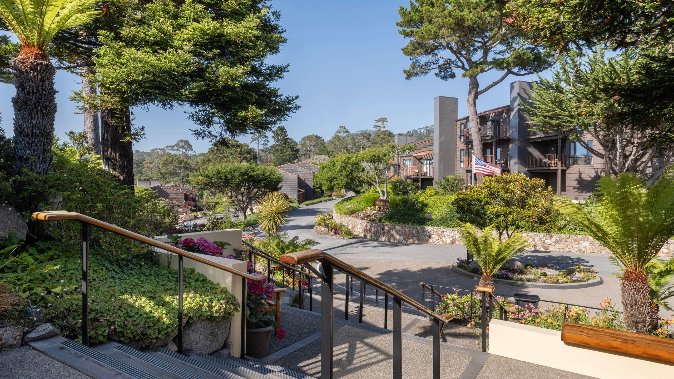 Hyatt Carmel Highlands Front Entrance Steps