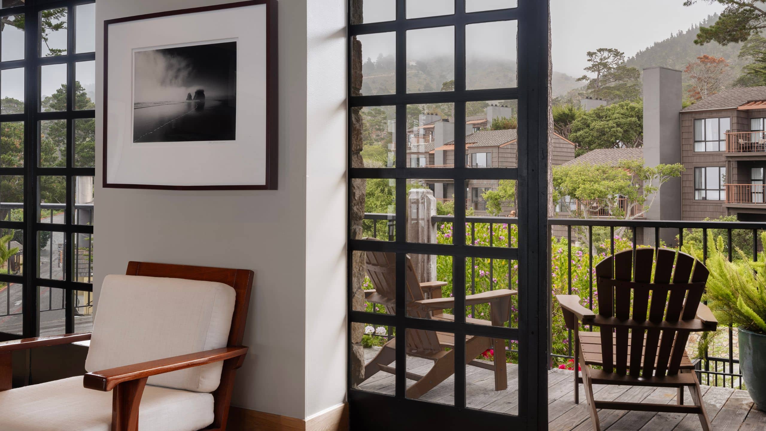 Hyatt Carmel Highlands Balcony With Adirondack Chairs