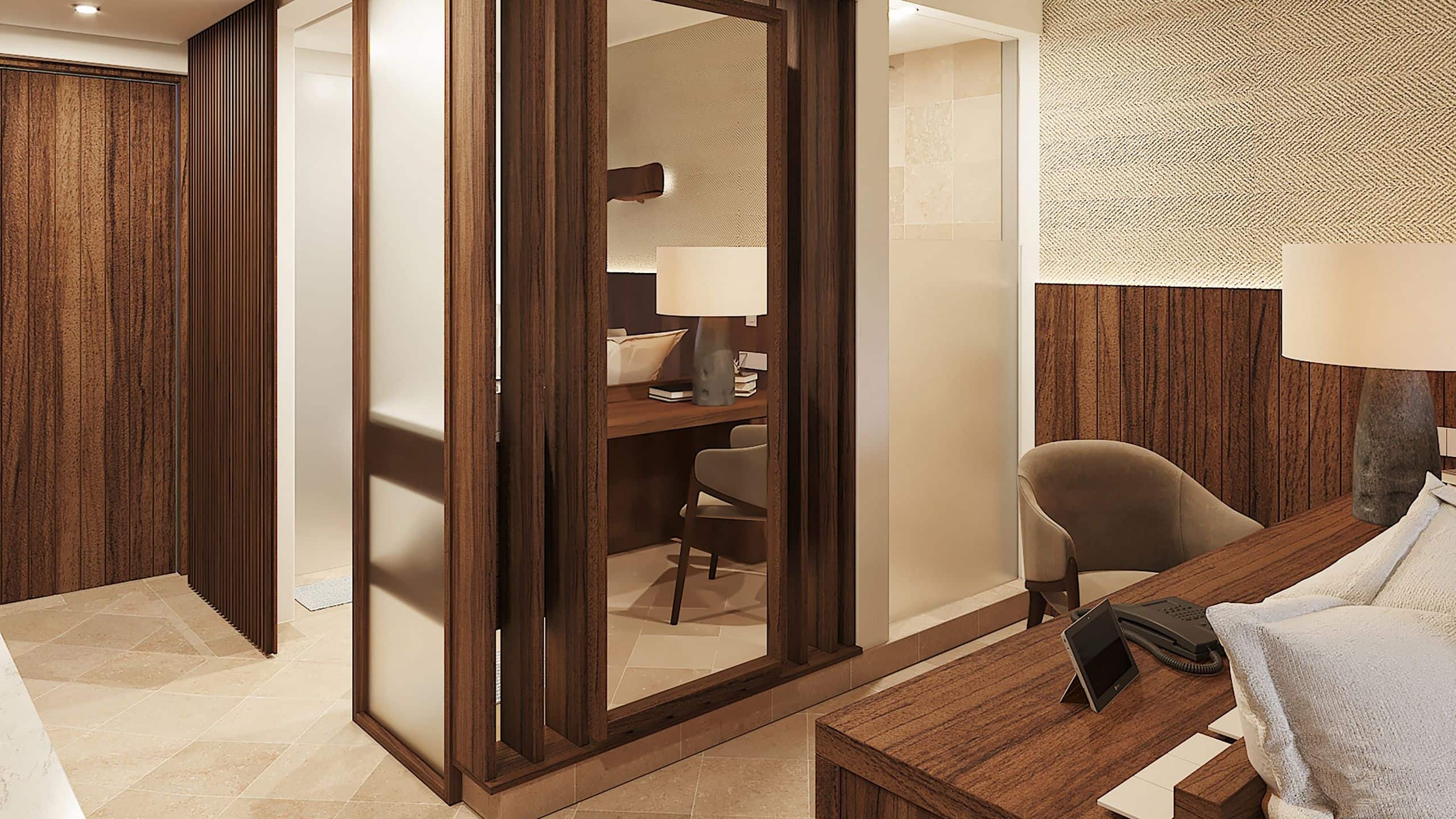 Secrets Mirabel Cancun Resort & Spa Deluxe Suite Desk