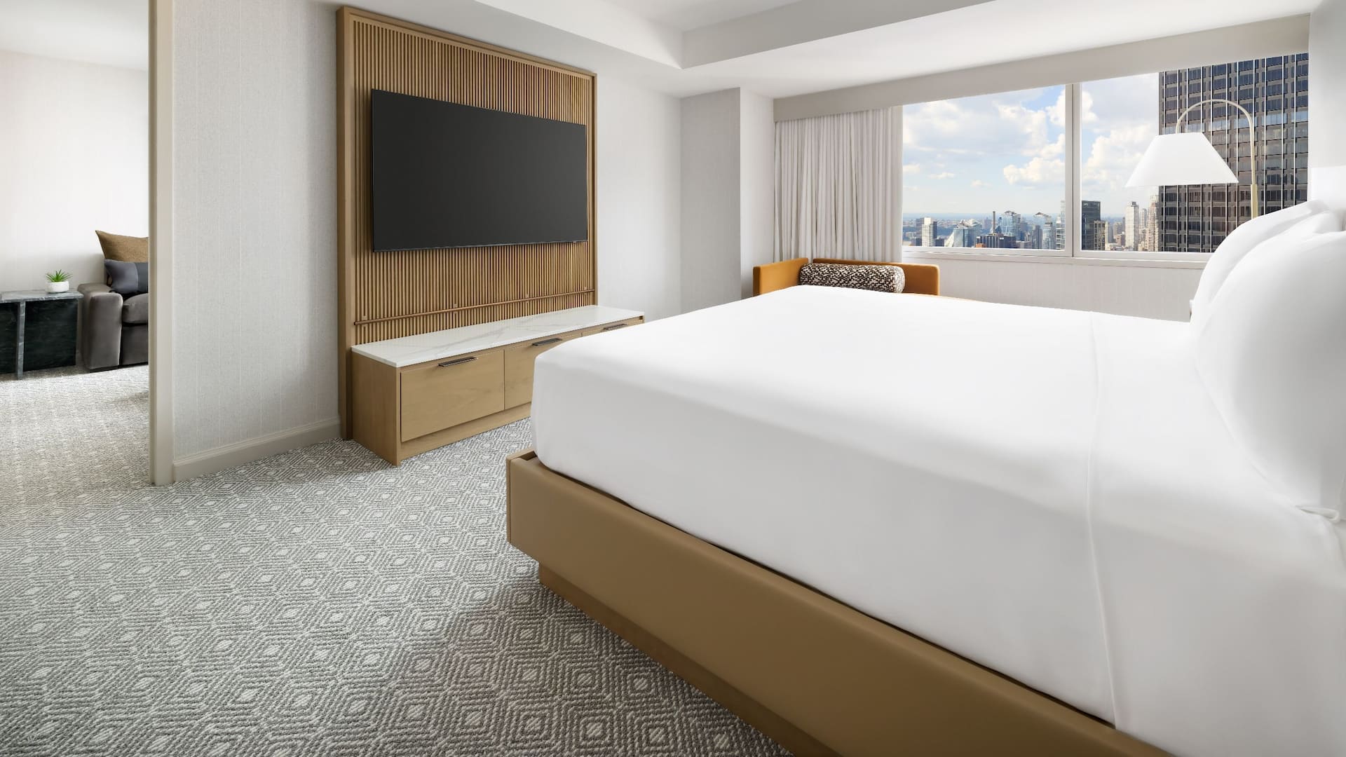 2 of 4 Hyatt Regency Times Square Penthouse Suite Bedroom View