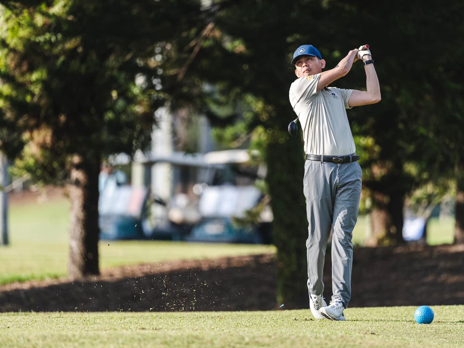 Hyatt Regency Kinabalu Golfer In Action