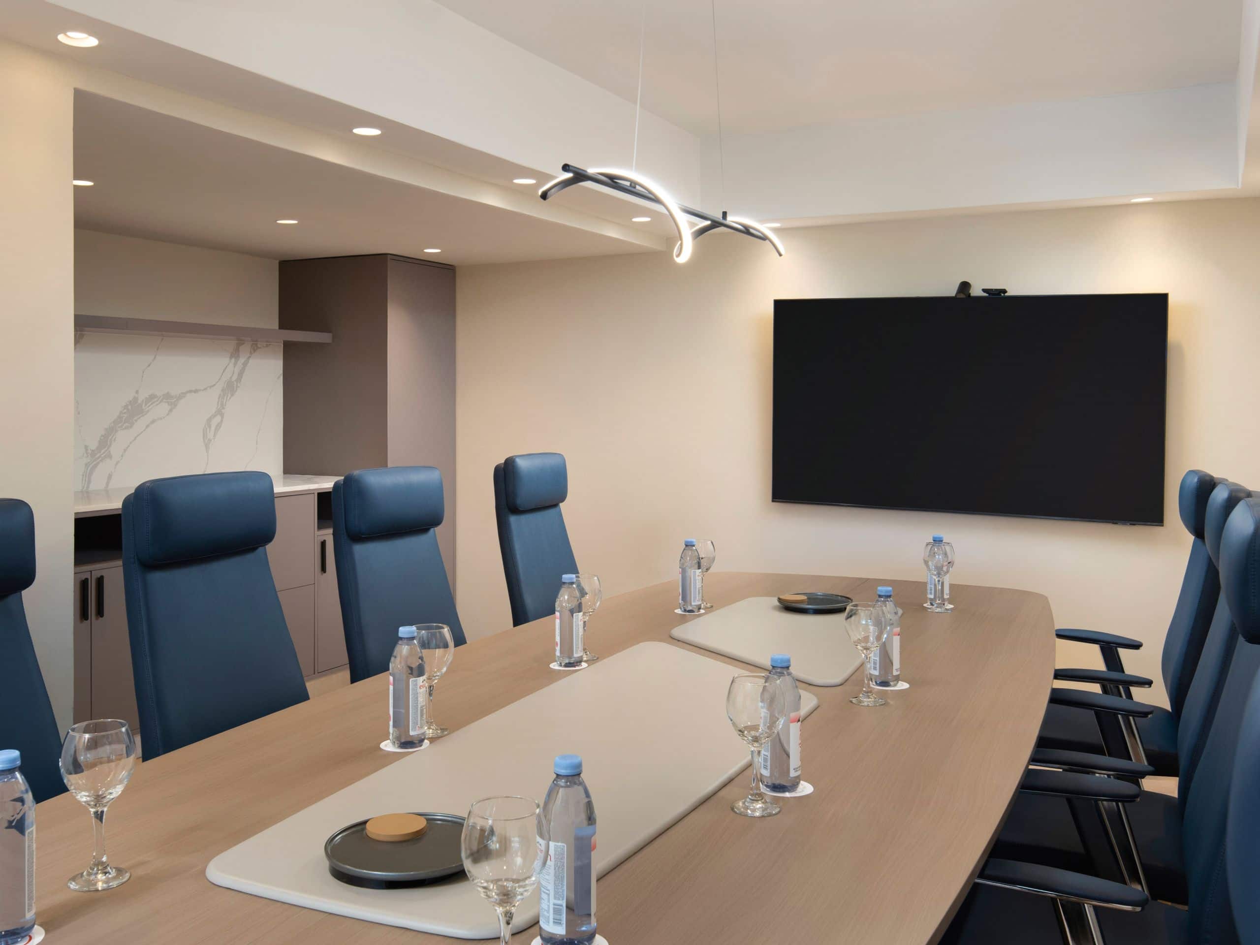 Royal Beach Hotel Punta Cana Meeting Room Blue Chairs