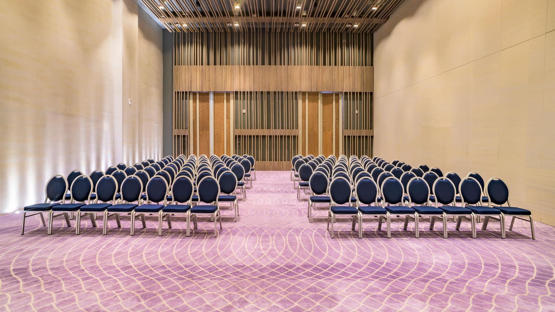 2 of 3 Hyatt Regency Aqaba Ayla Regency Ballroom Chair Setup