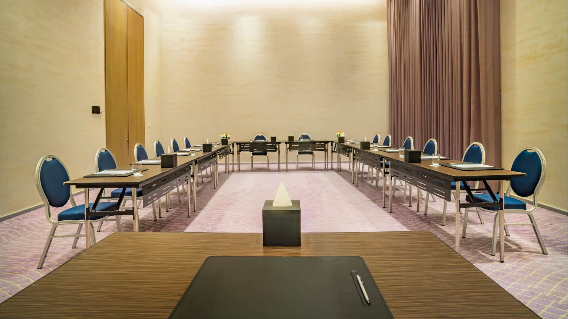 3 of 4 Hyatt Regency Aqaba Ayla Podium View U Shaped Chair Setup