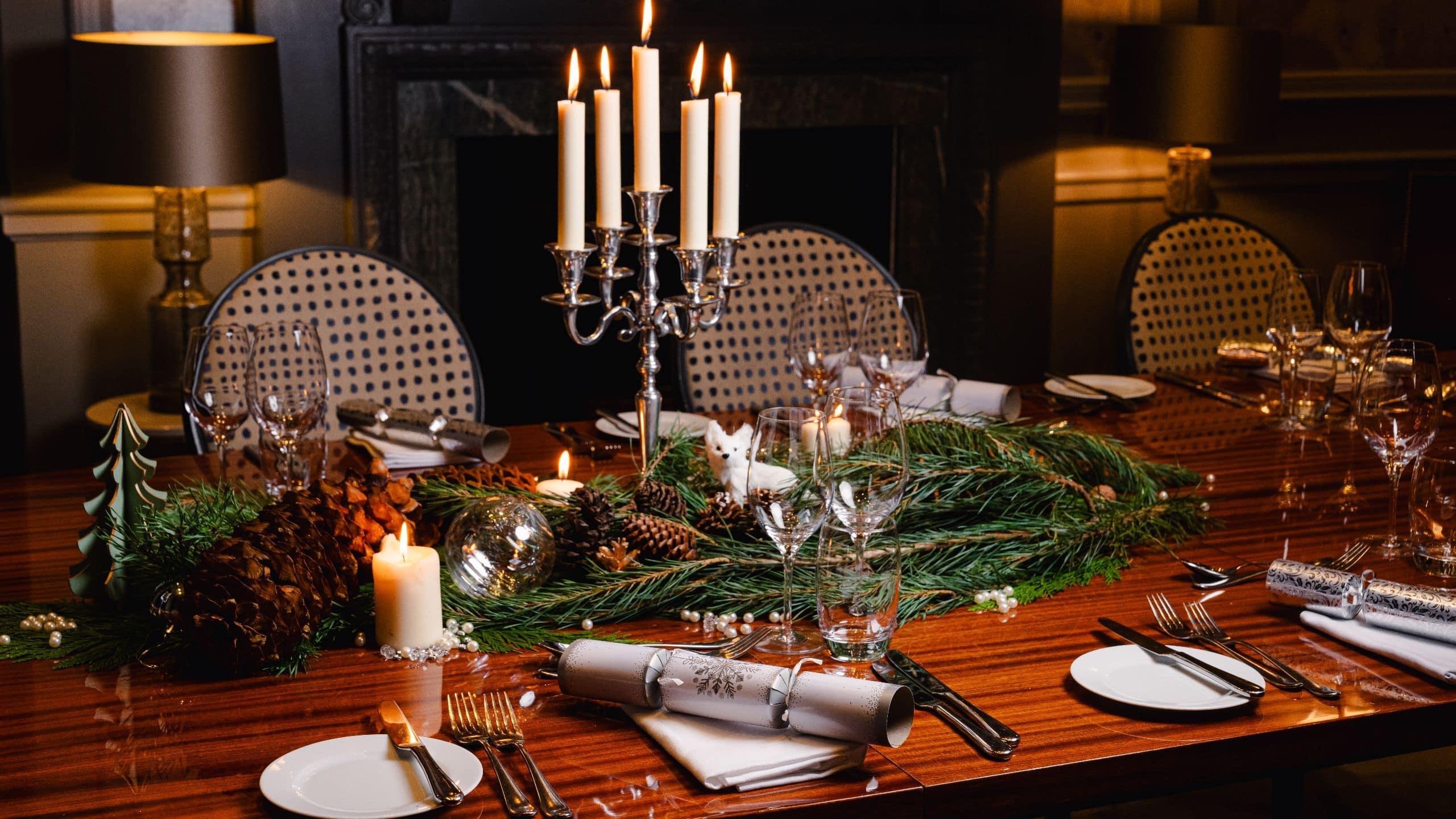 Andaz London Liverpool Street Private Dining Christmas Table Wide