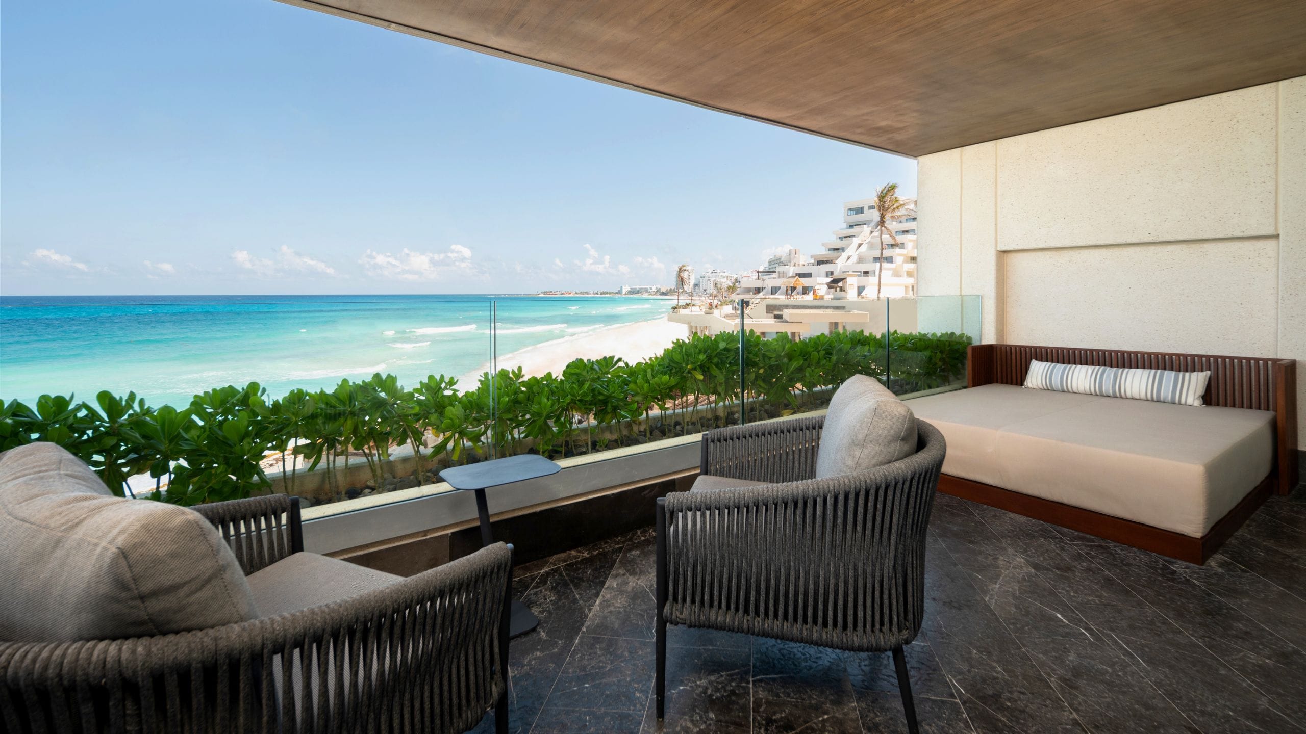 Secrets Mirabel Cancun Resort & Spa PC Master Suite Ocean Front Plunge Pool Chairs