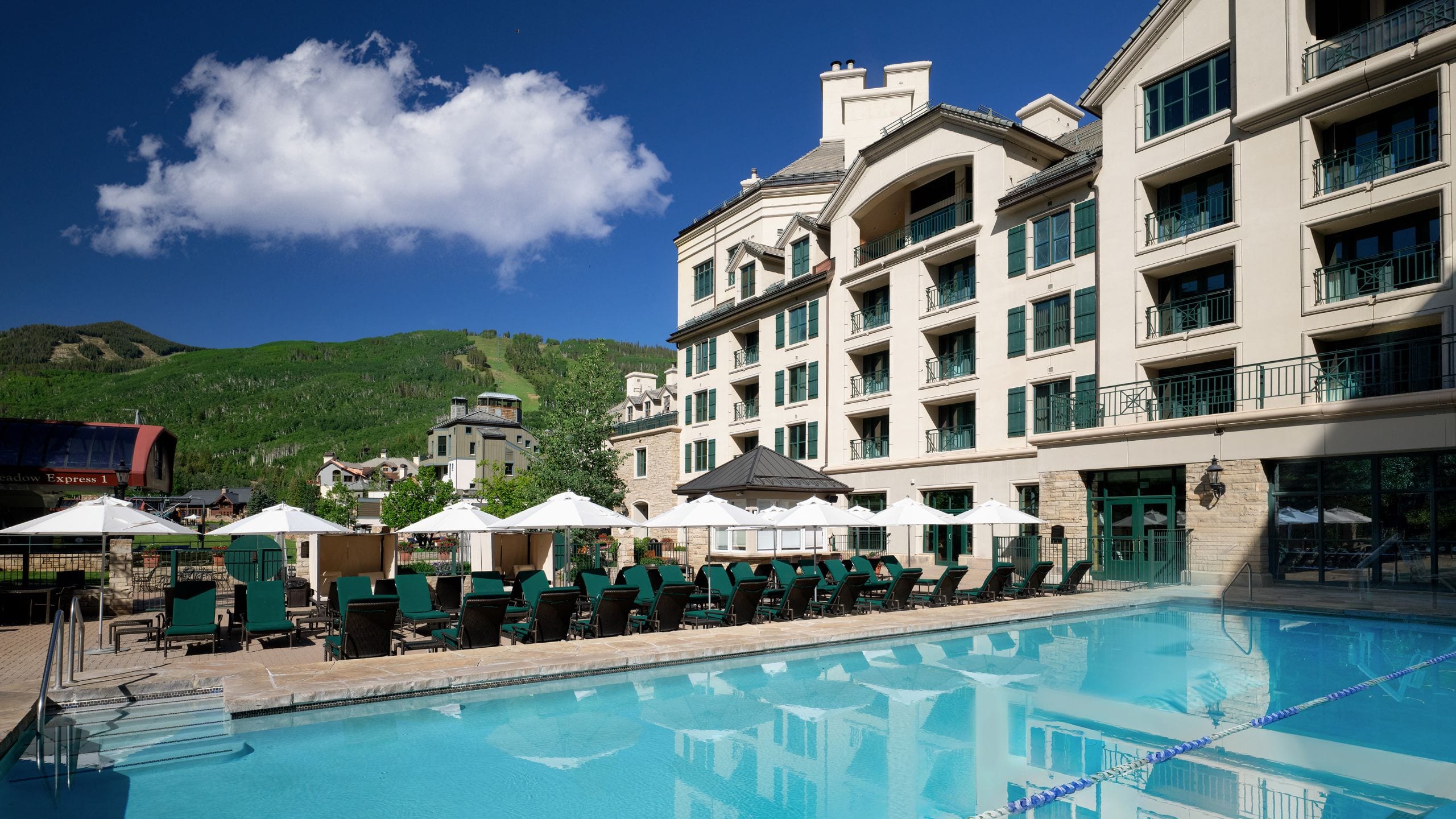 The Residences at Park Hyatt Beaver Creek Pool Exterior