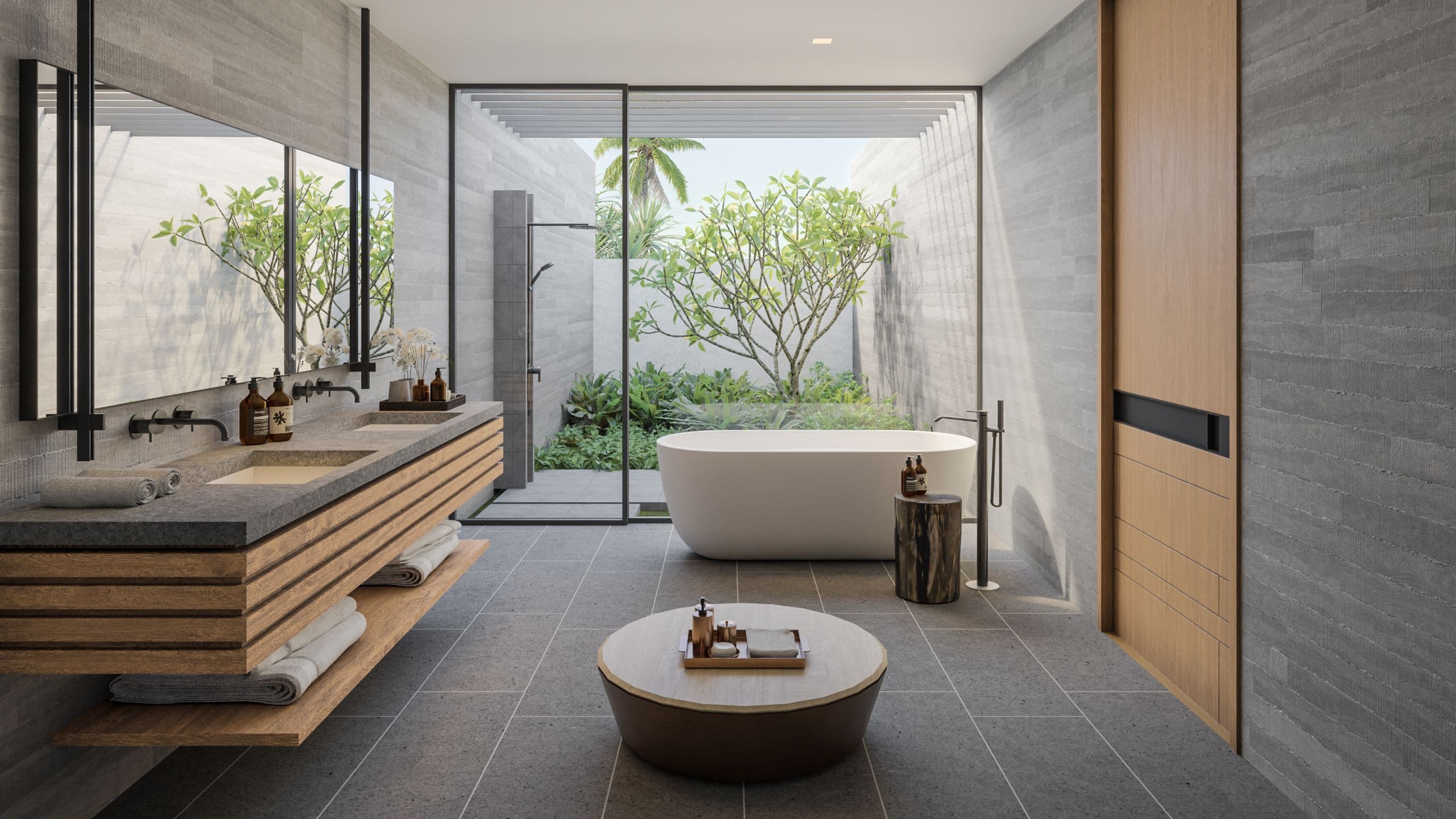 4/4 Alila Kothaifaru Maldives Boduge Residence Open Space Bathroom