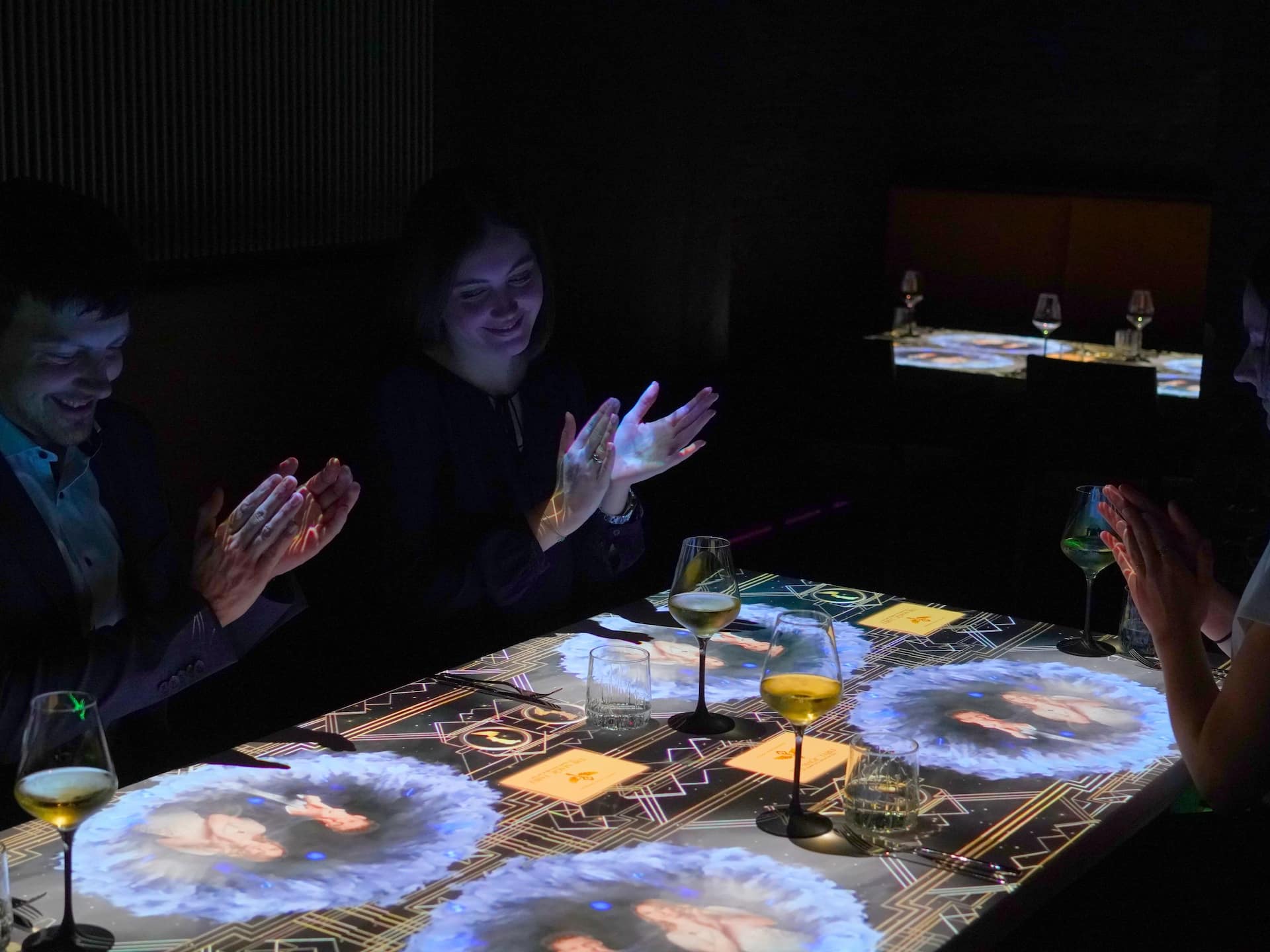 Grand Hyatt Hong Kong The Magic Table Guest Enjoying The Show