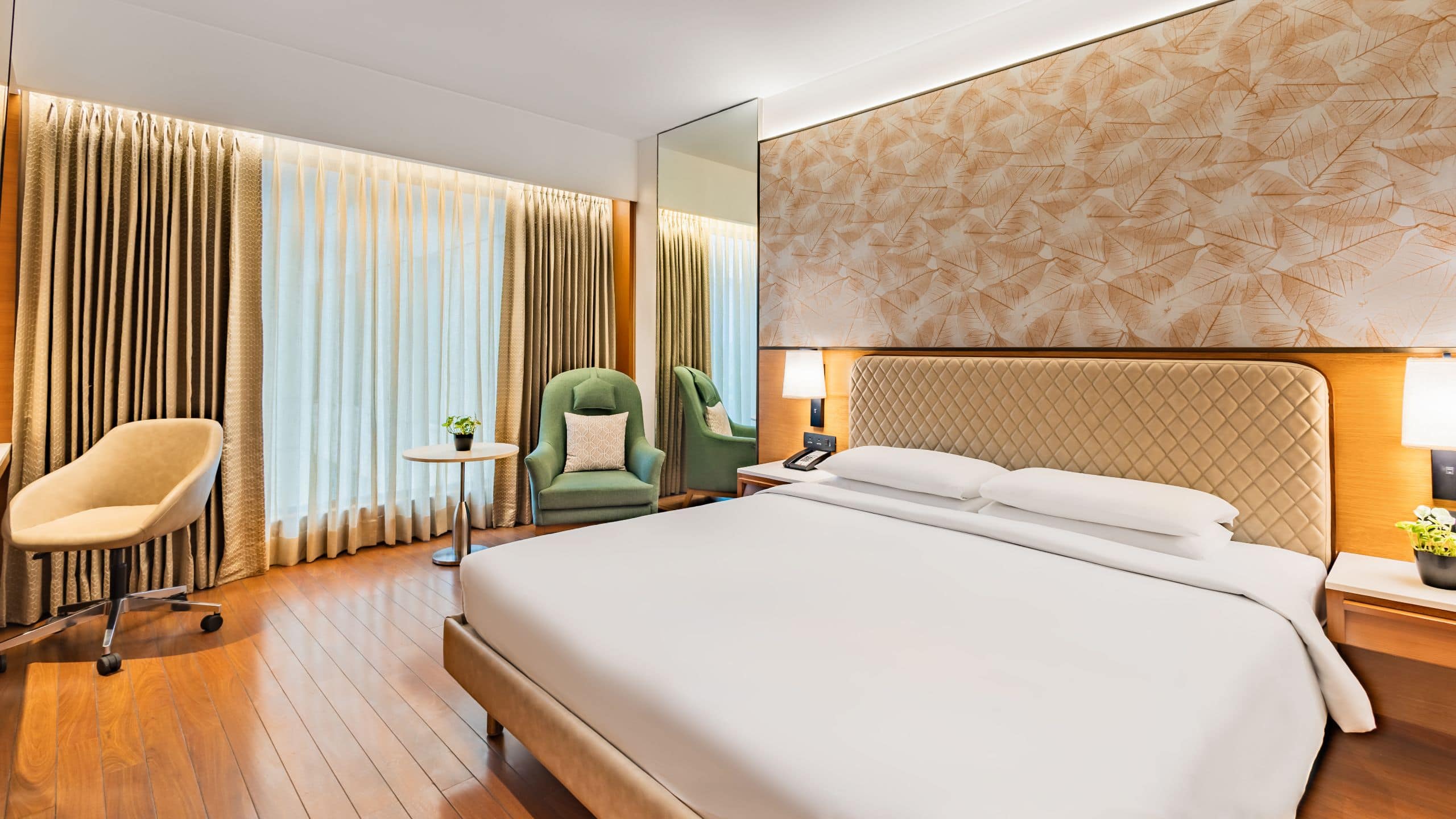 Hyatt Pune Standard Room Bedroom