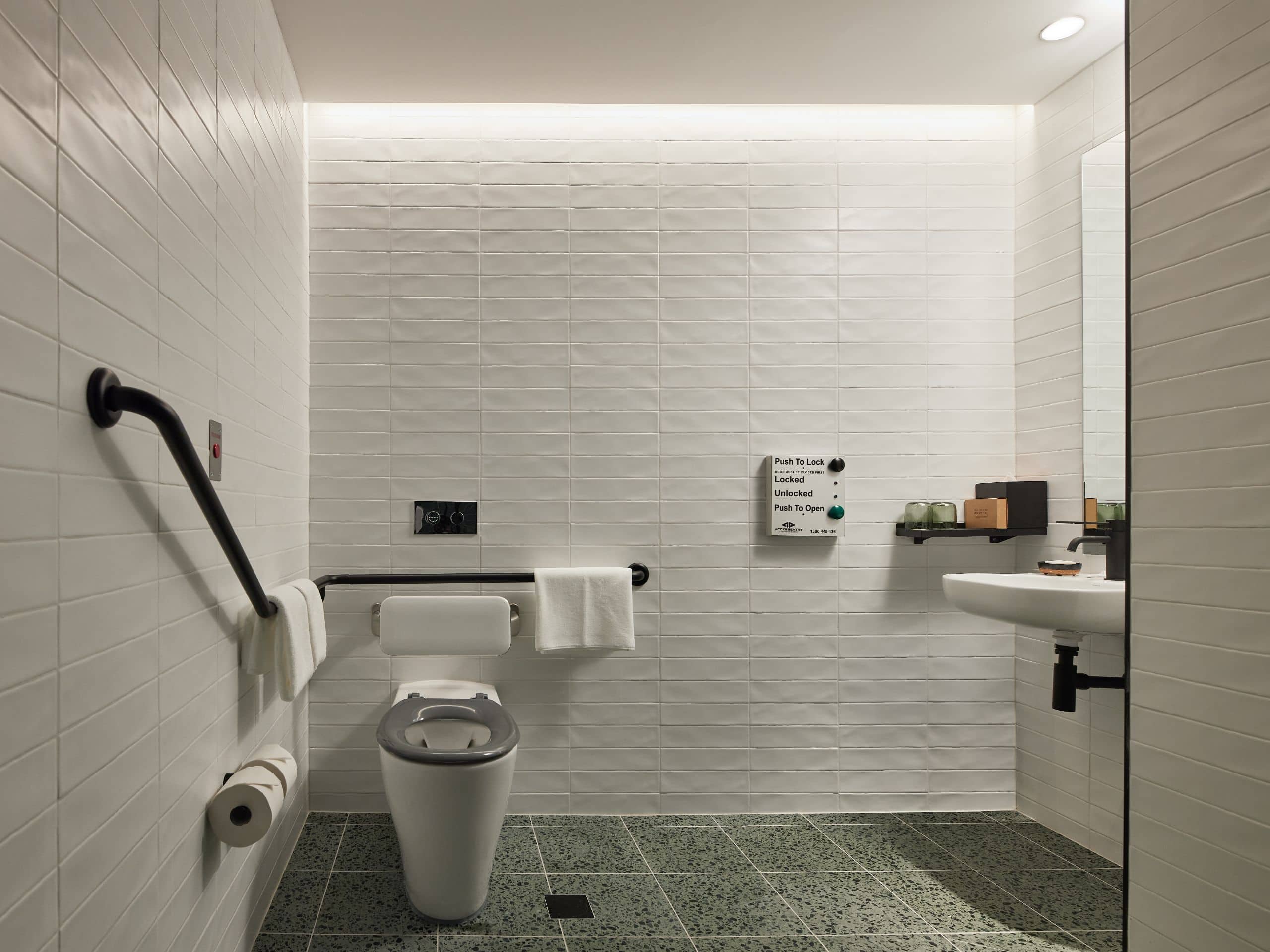 Caption by Hyatt Central Sydney Accessible Bathroom Two