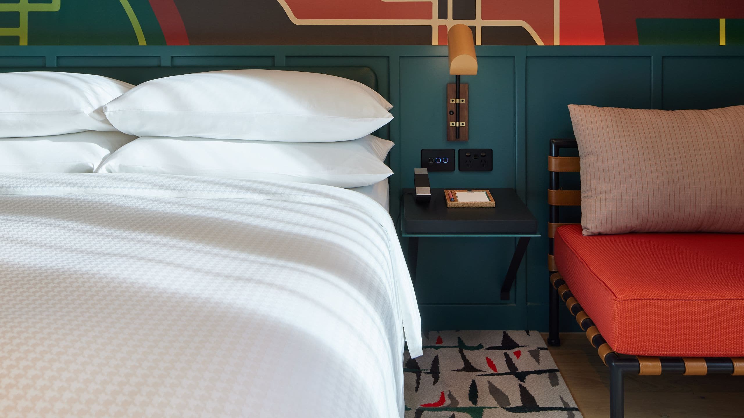 2 of 4 Caption by Hyatt Central Sydney Standard Queen Headboard