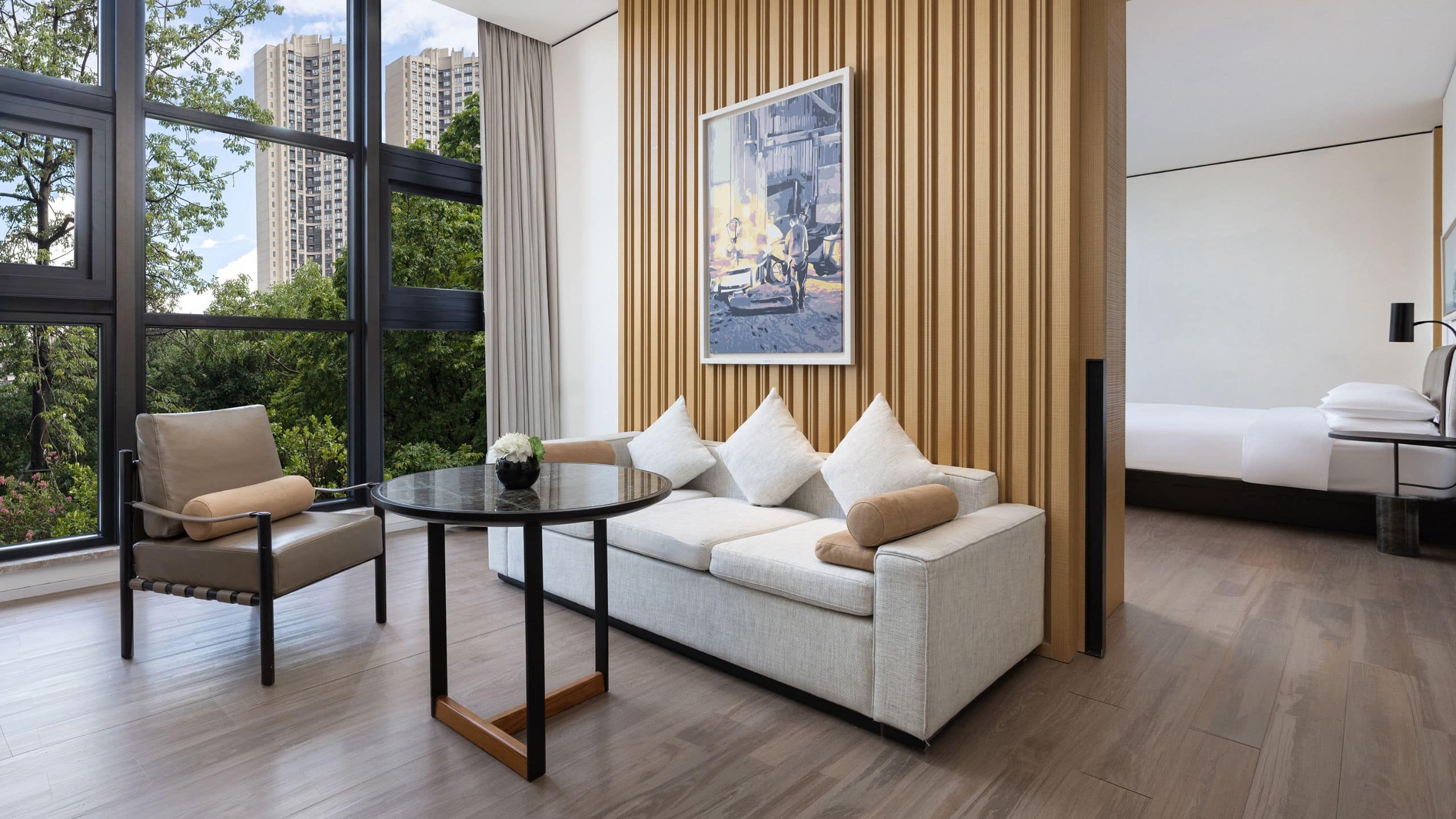 Kapok Shenzhen Luohu Premier Suite King Living Room