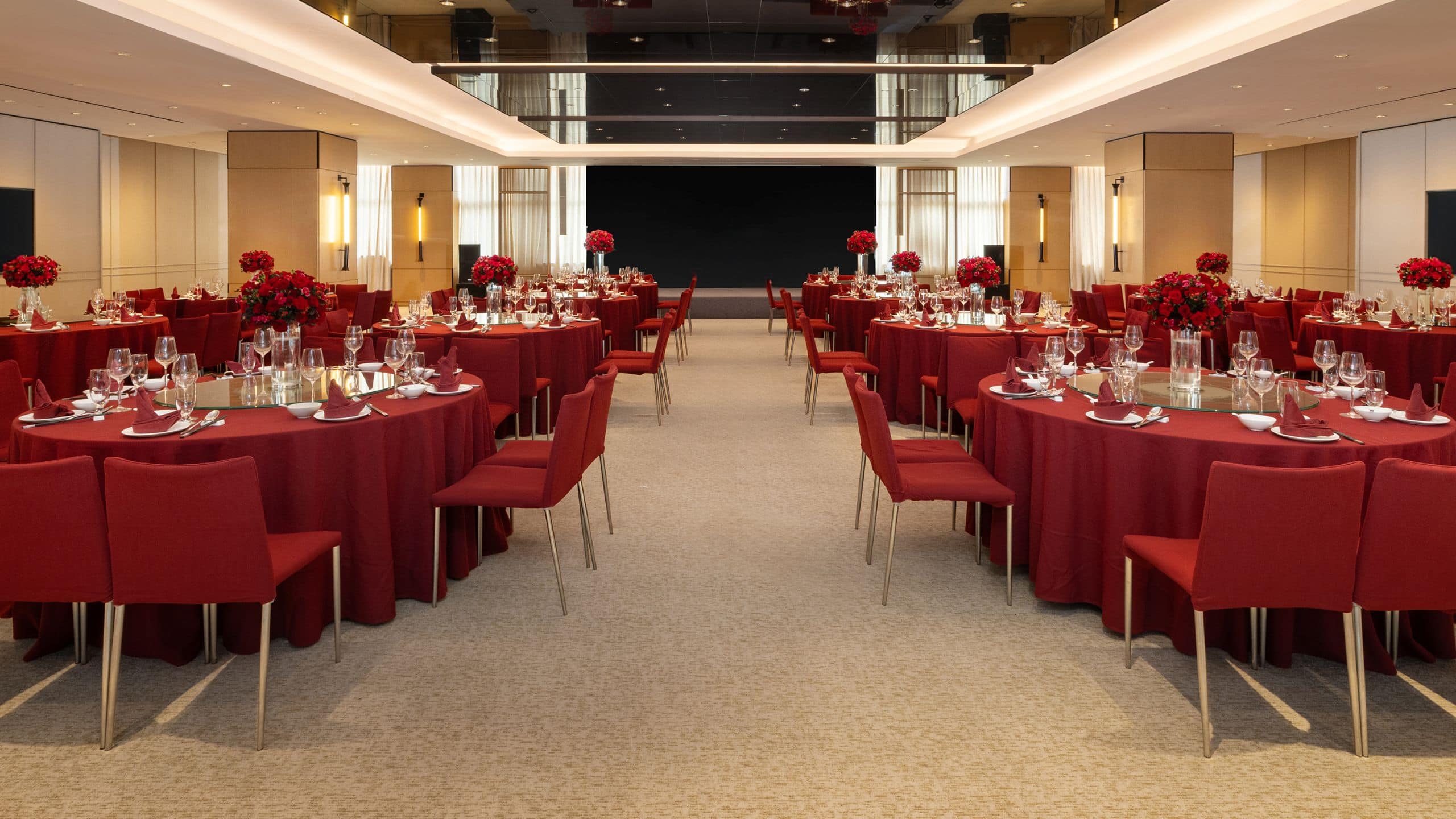 Kapok Shenzhen Luohu Banquet Hall Round Table In Ward