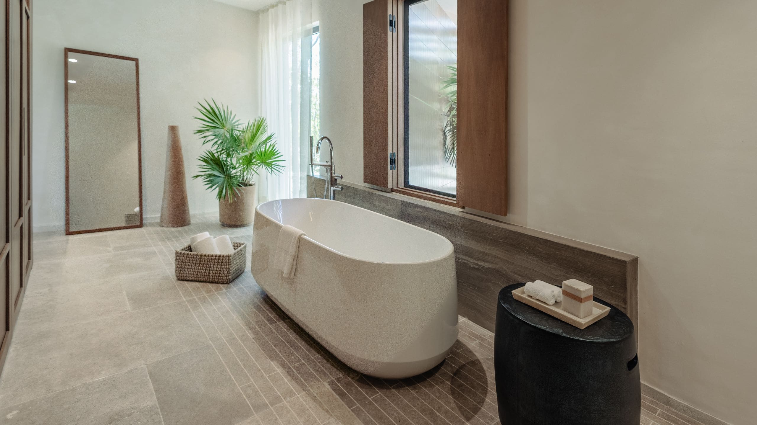 4 of 4 Alila Mayakoba Bathroom With Soaking Tub And Amenities