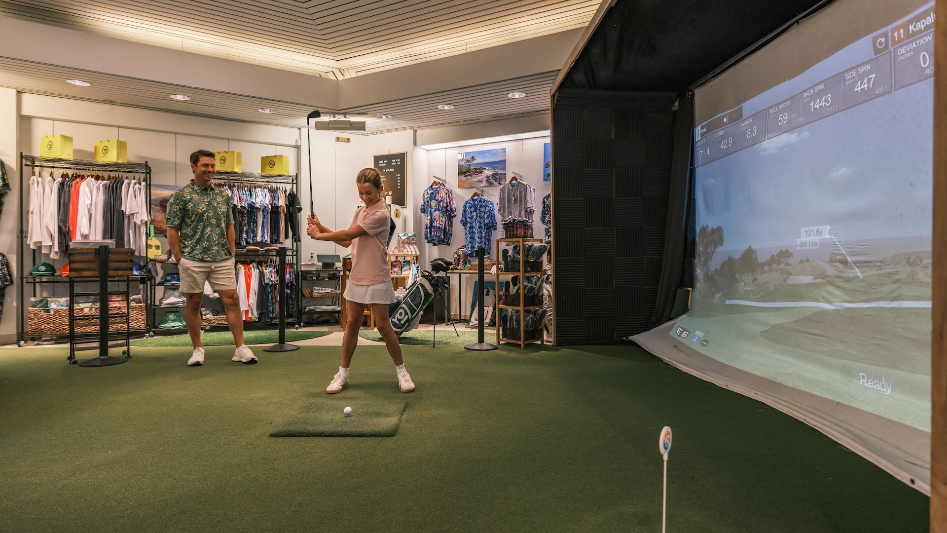 Hyatt Regency Maui Resort and Spa Virtual Golf Studio
