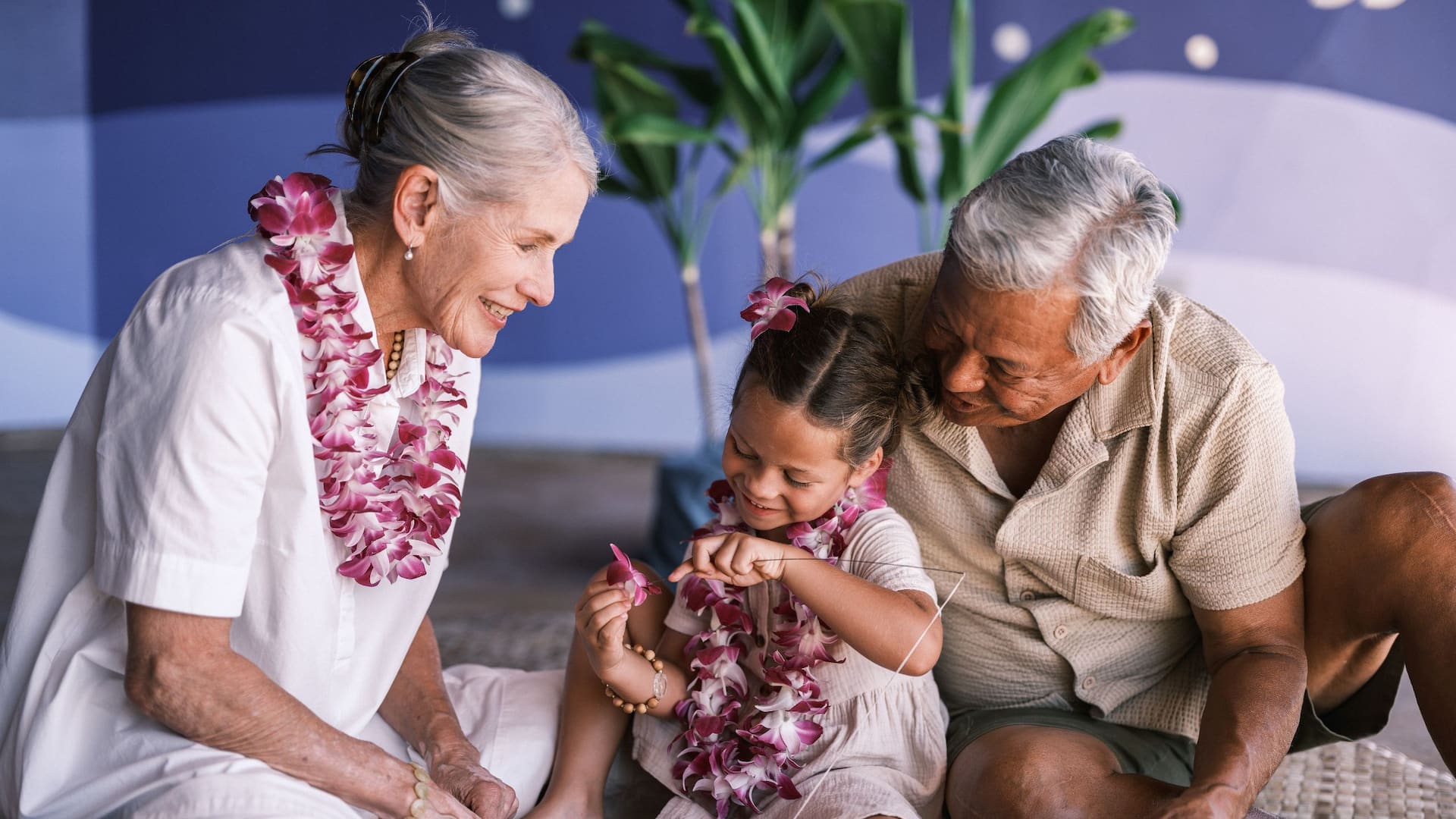Hyatt Regency Maui Resort and Spa Grandparents Lei Making