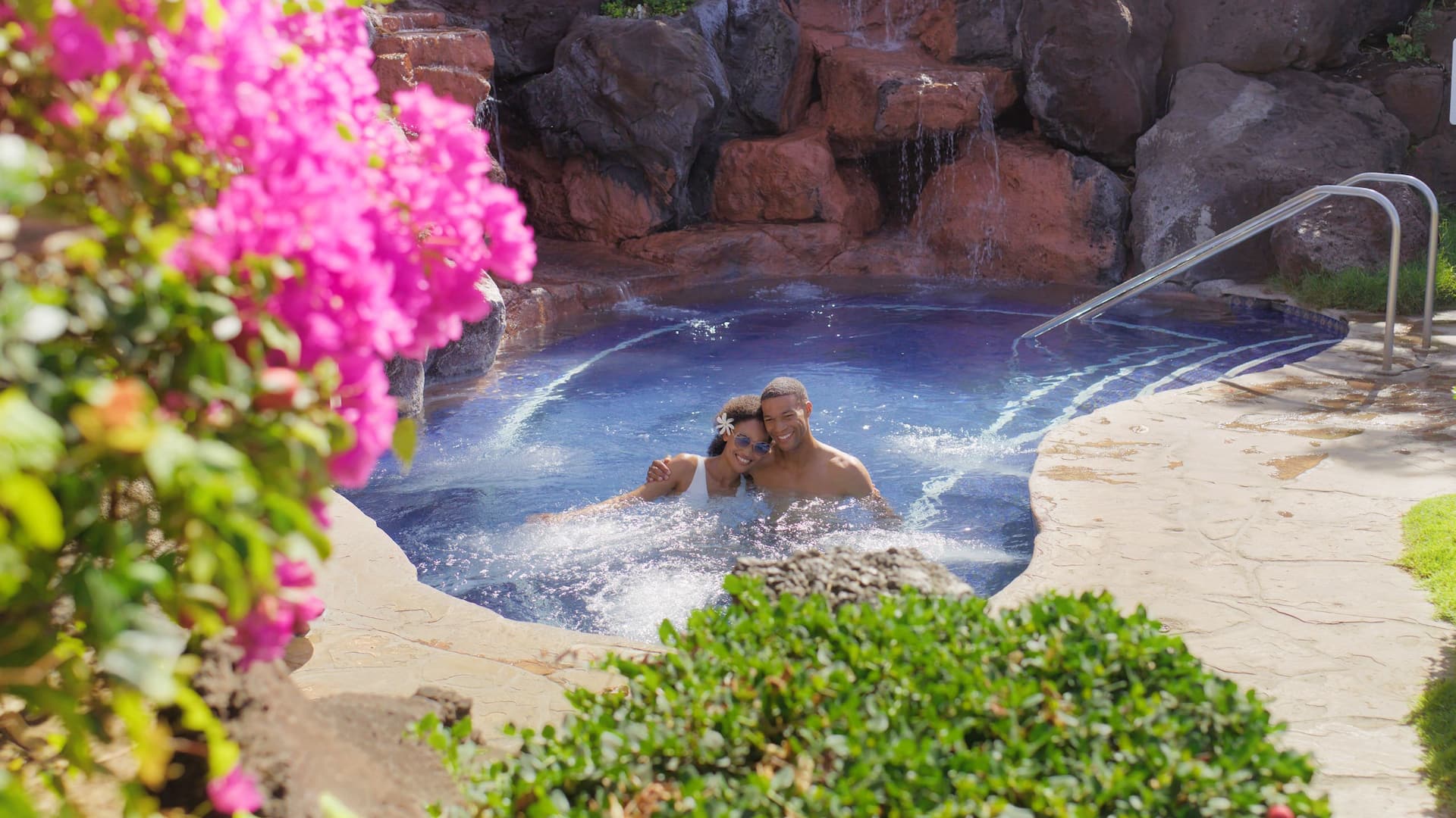 Hyatt Regency Maui Resort and Spa Couple In Hot Tub