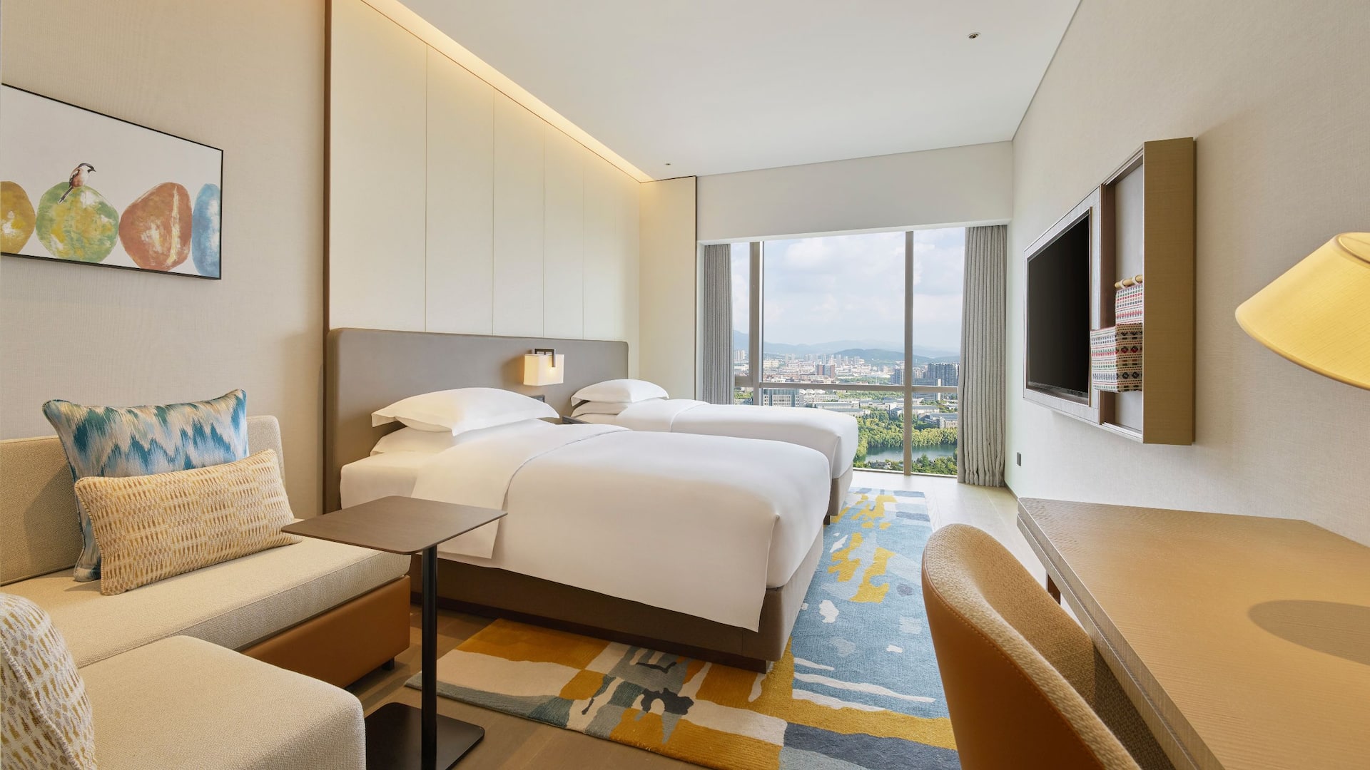 Hyatt Place Kunming South Railway Station Two Twin Beds With Sofa Bed