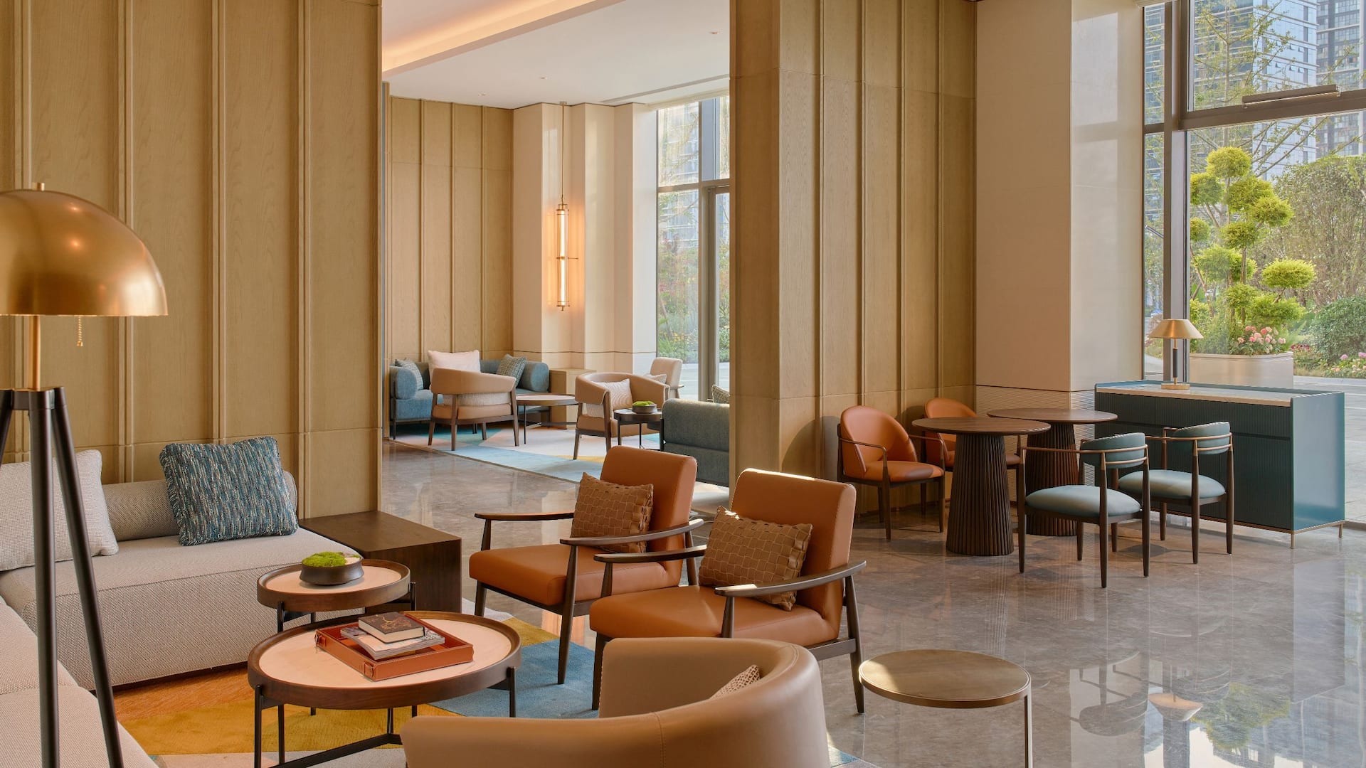 Hyatt Place Kunming South Railway Station Lobby Lounge Seating Area