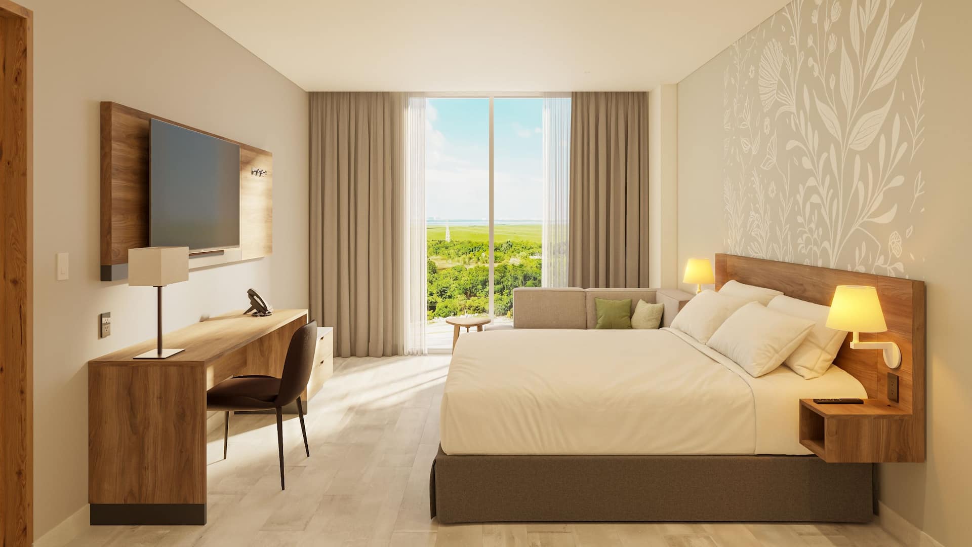 1 of 1 Hyatt Place Cancun Airport Bedroom Suite With Window View