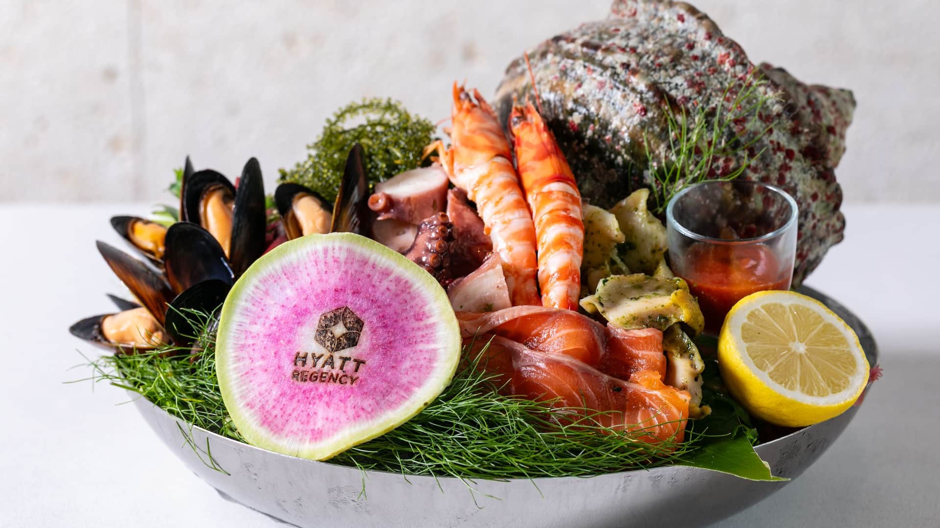 Hyatt Regency Seragaki Island, Okinawa Serale Grill Seafood Plate