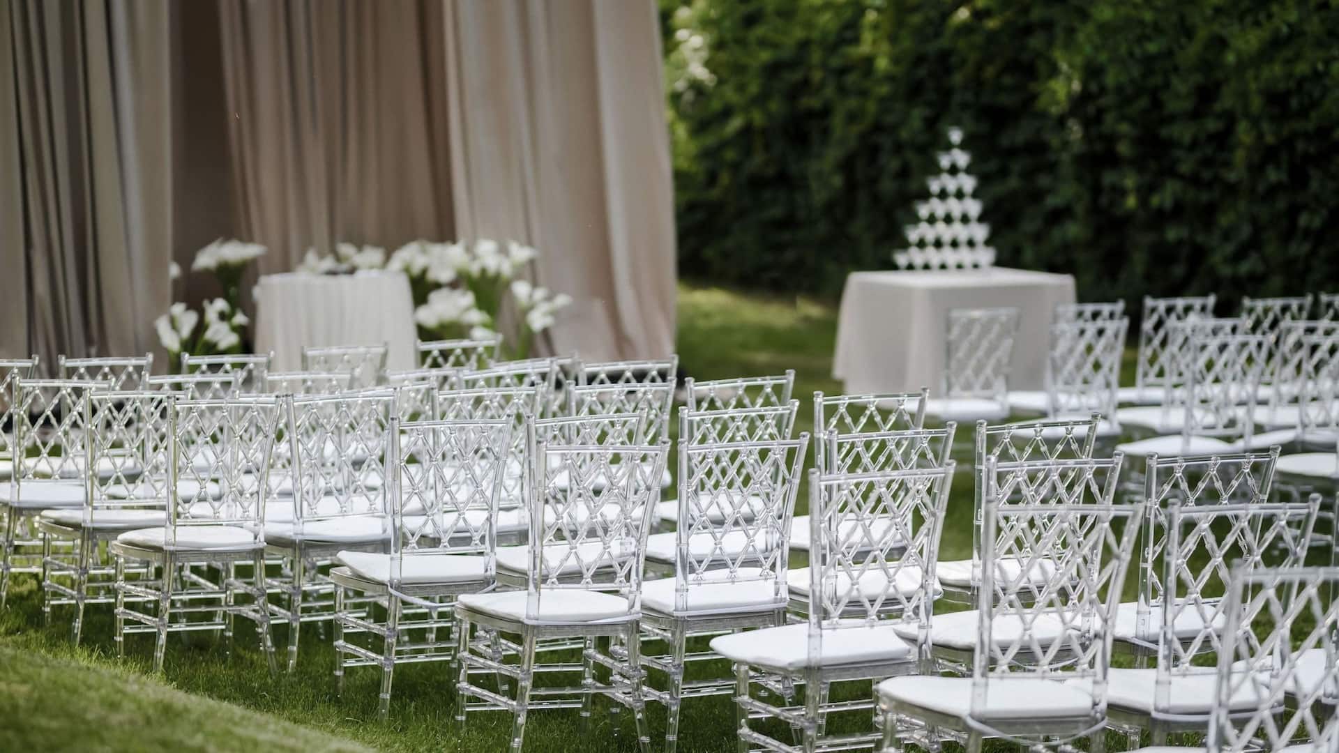 1 of 4 Hyatt Regency Bishkek Pool Terrace Wedding Reception