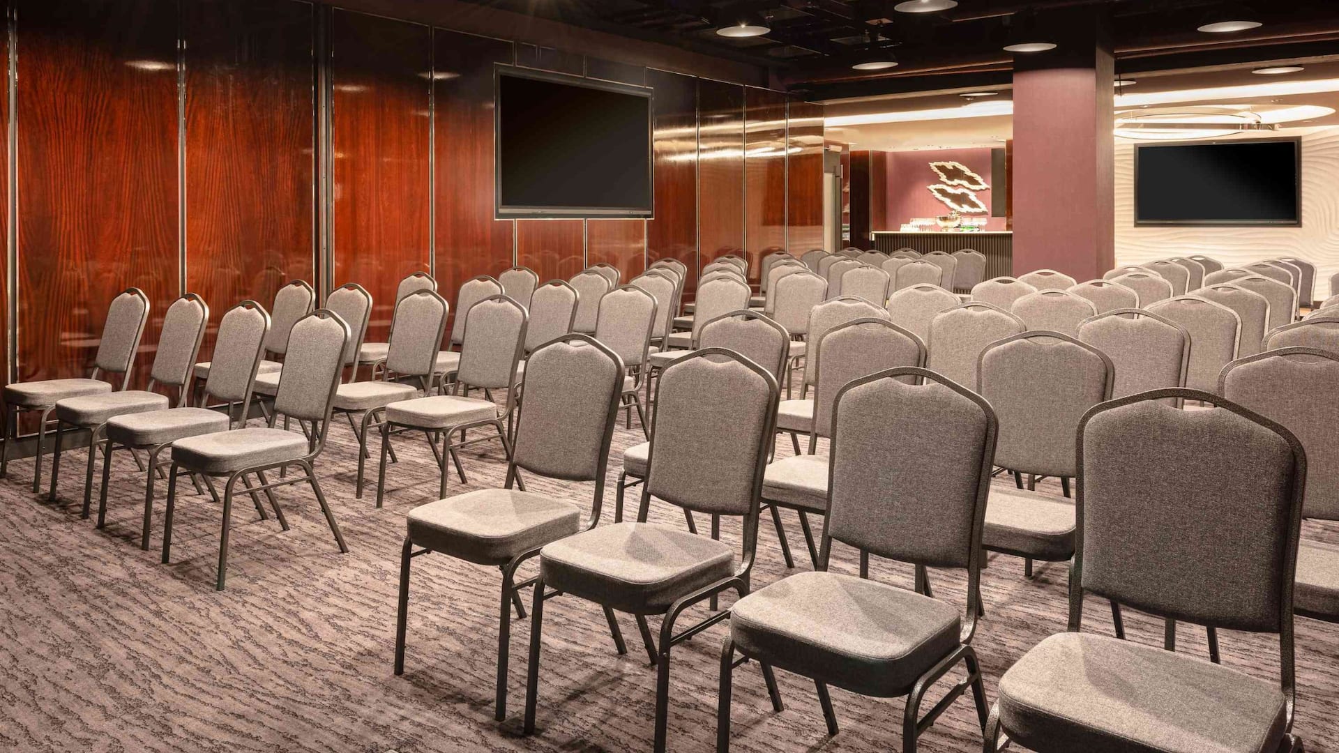 3 of 4 Hyatt Regency London Albert Embankment Albert Suite Theatre Style Set Up