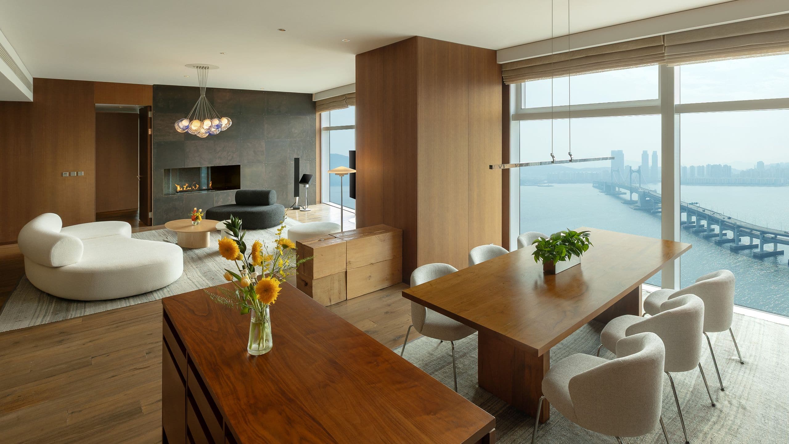 7 of 7 Park Hyatt Busan Diamond Bridge Suite Kitchen Dining Table