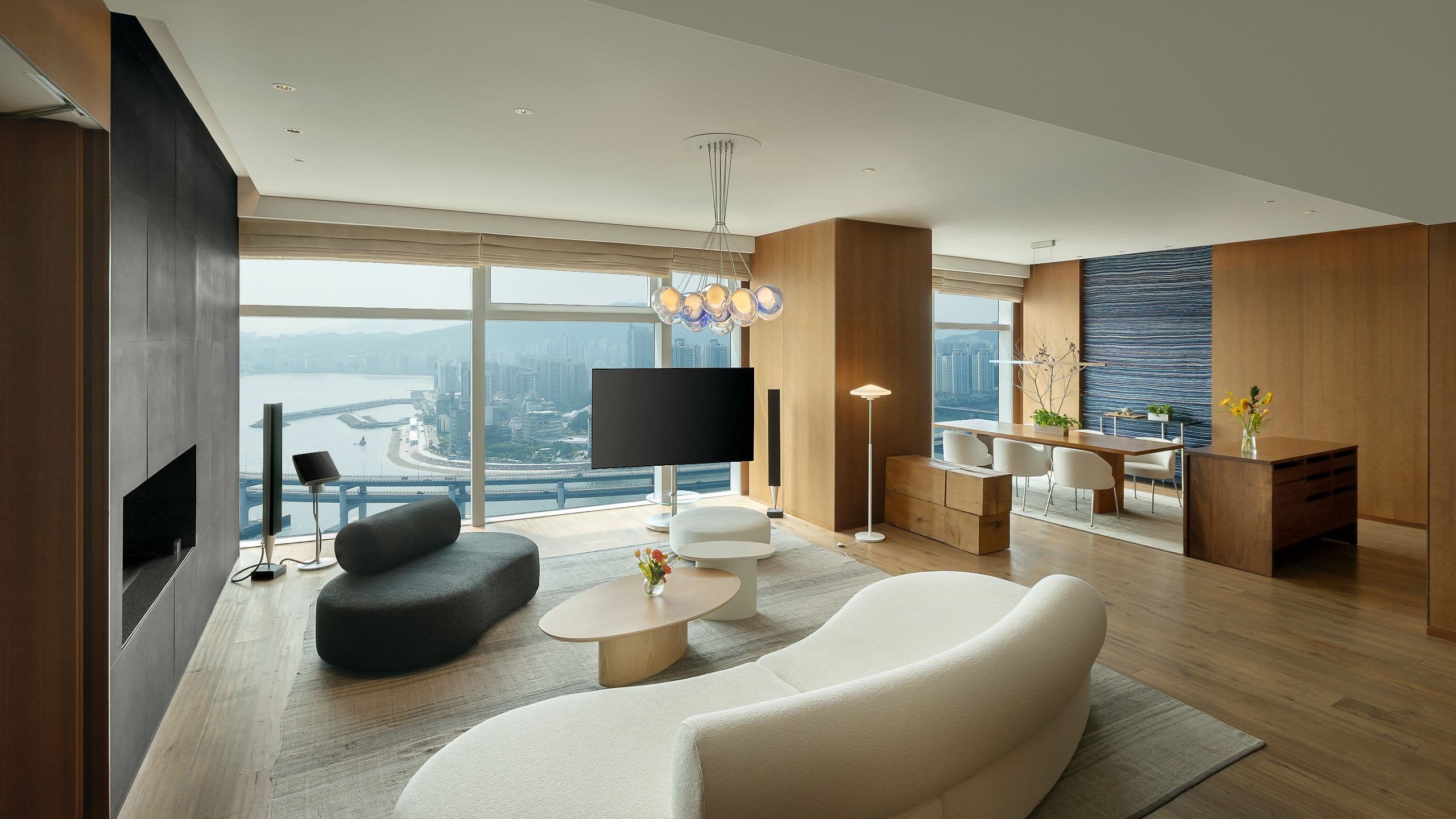 3 of 7 Park Hyatt Busan Diamond Bridge Suite Living Room