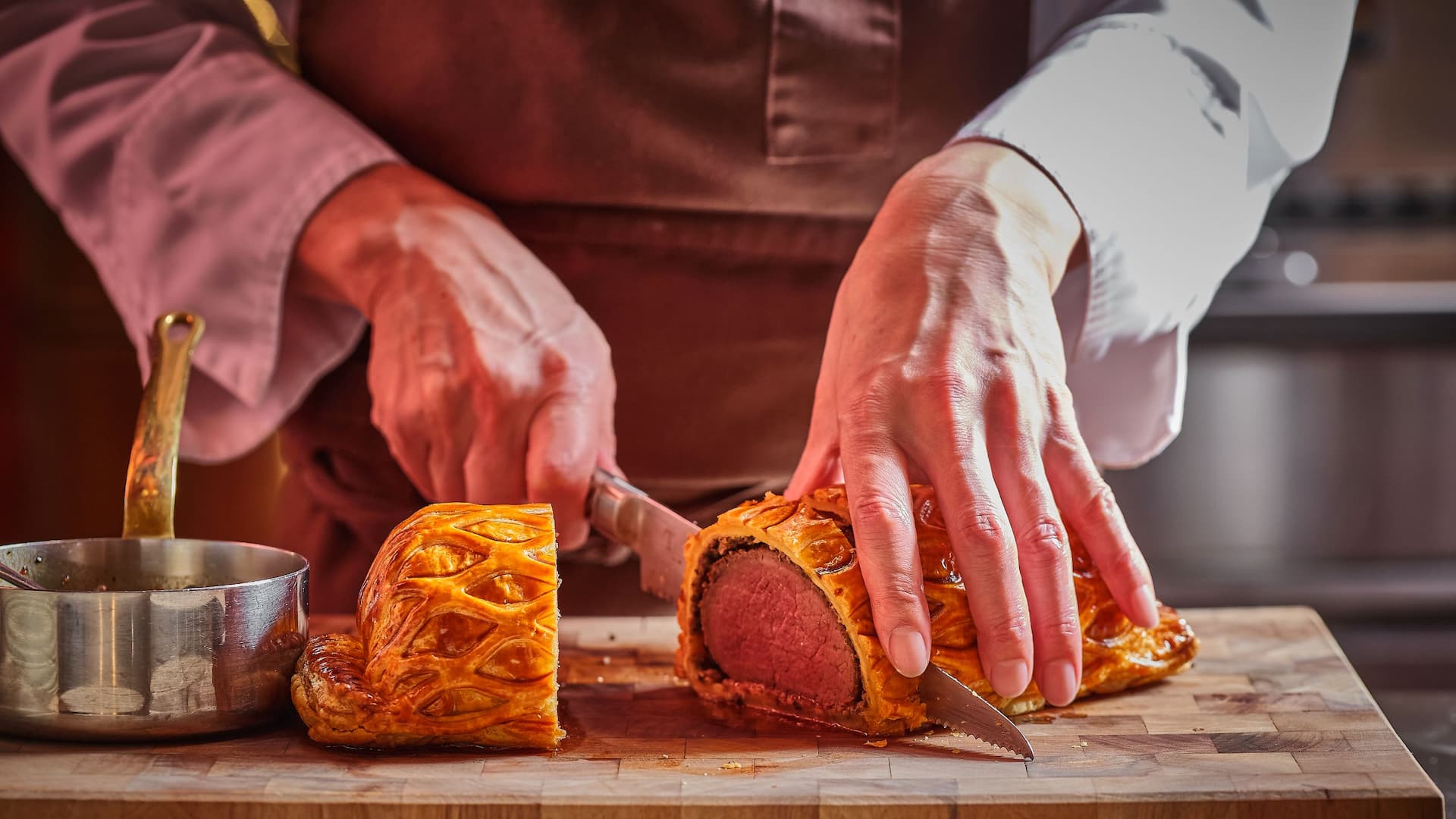 Hyatt Regency Tokyo Crossroads Kitchen Beef Wellington