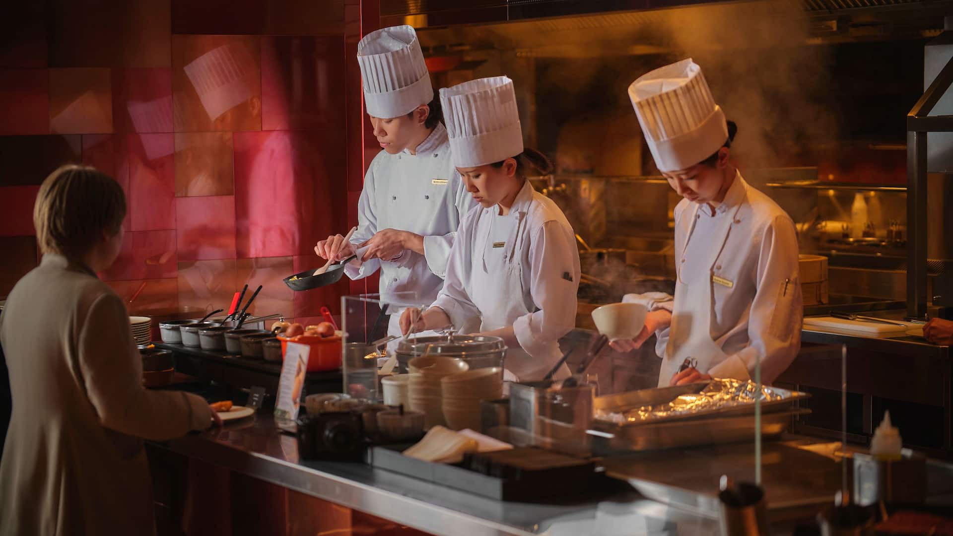 Hyatt Regency Tokyo Crossroads Kitchen Live Cooking