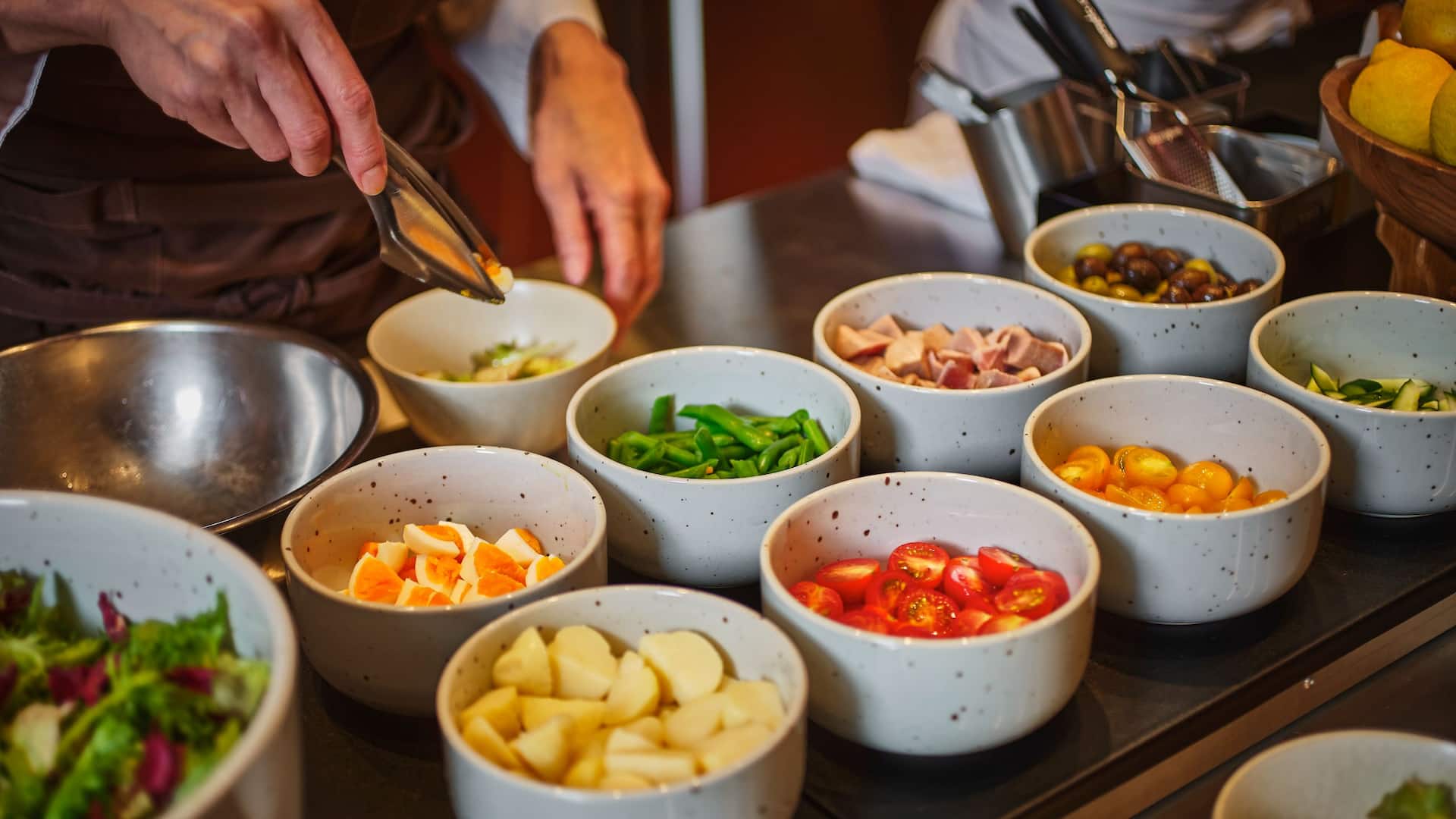 Hyatt Regency Tokyo Crossroads Kitchen Salad Station