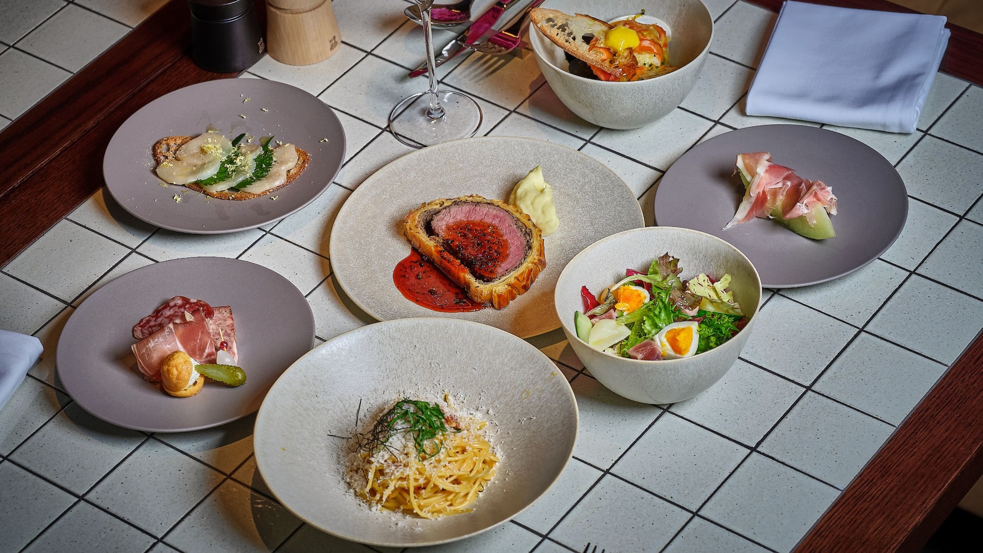 Hyatt Regency Tokyo Crossroads Kitchen Selection Of Dishes