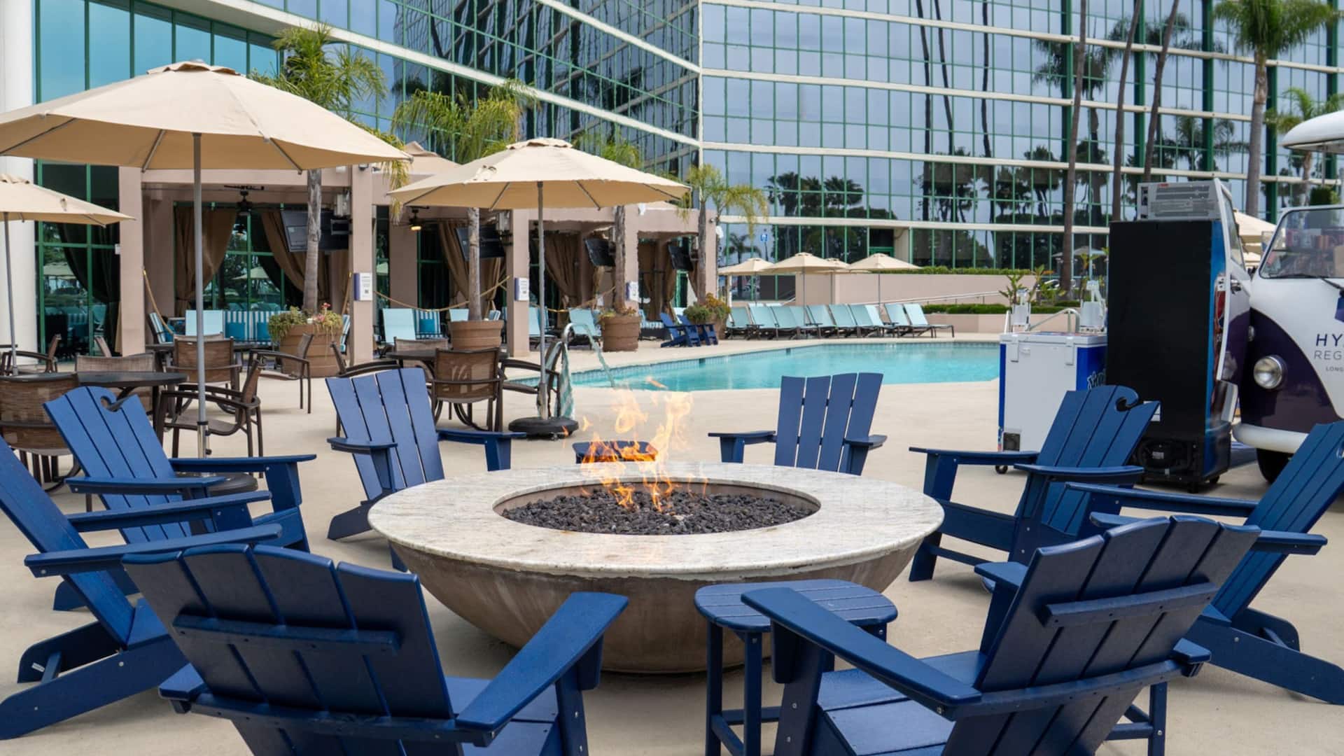 Hyatt Regency Long Beach Fireplace