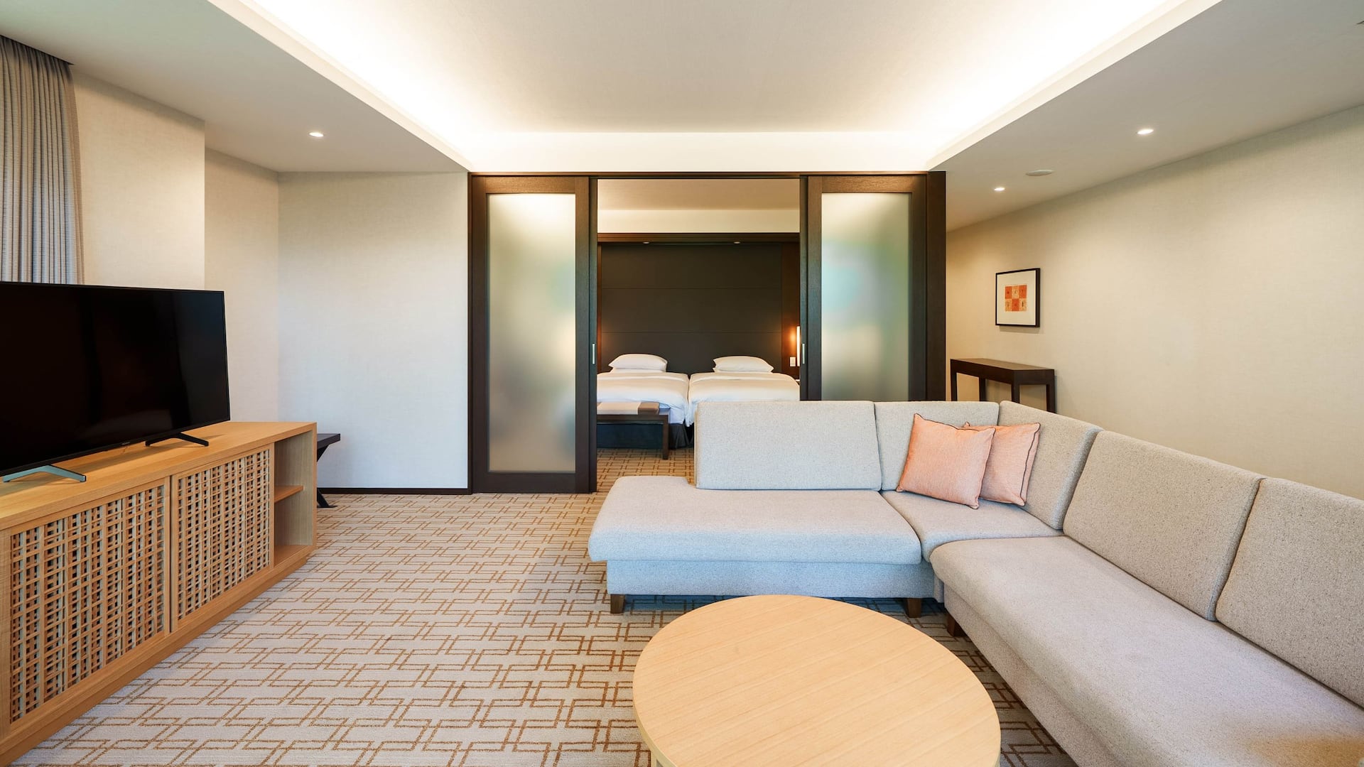 Hyatt Regency Hakone Resort and Spa Executive Suite Twin Beds Living Room