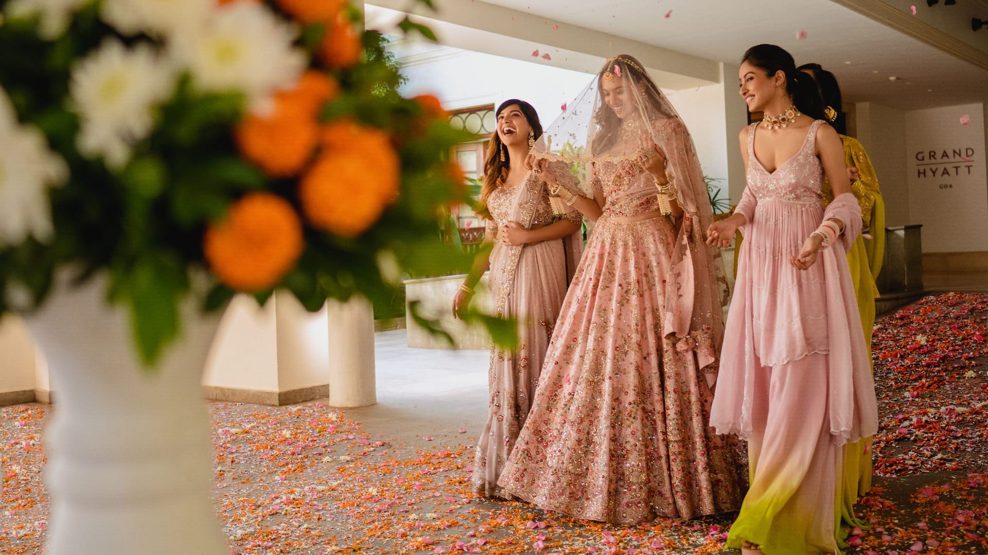 3 of 5 Grand Hyatt Goa Weddings Jarokha Bridal Party