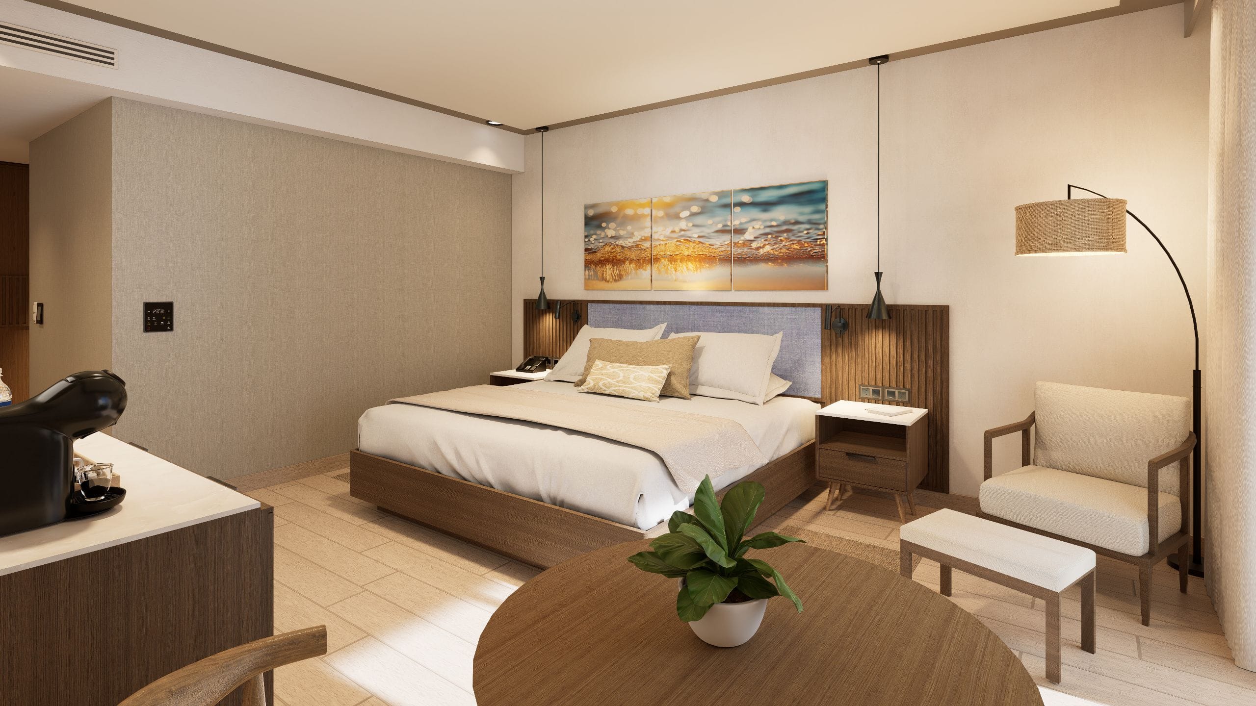 1 de 1 Hyatt Vivid Punta Cana King Room Garden View Bedroom